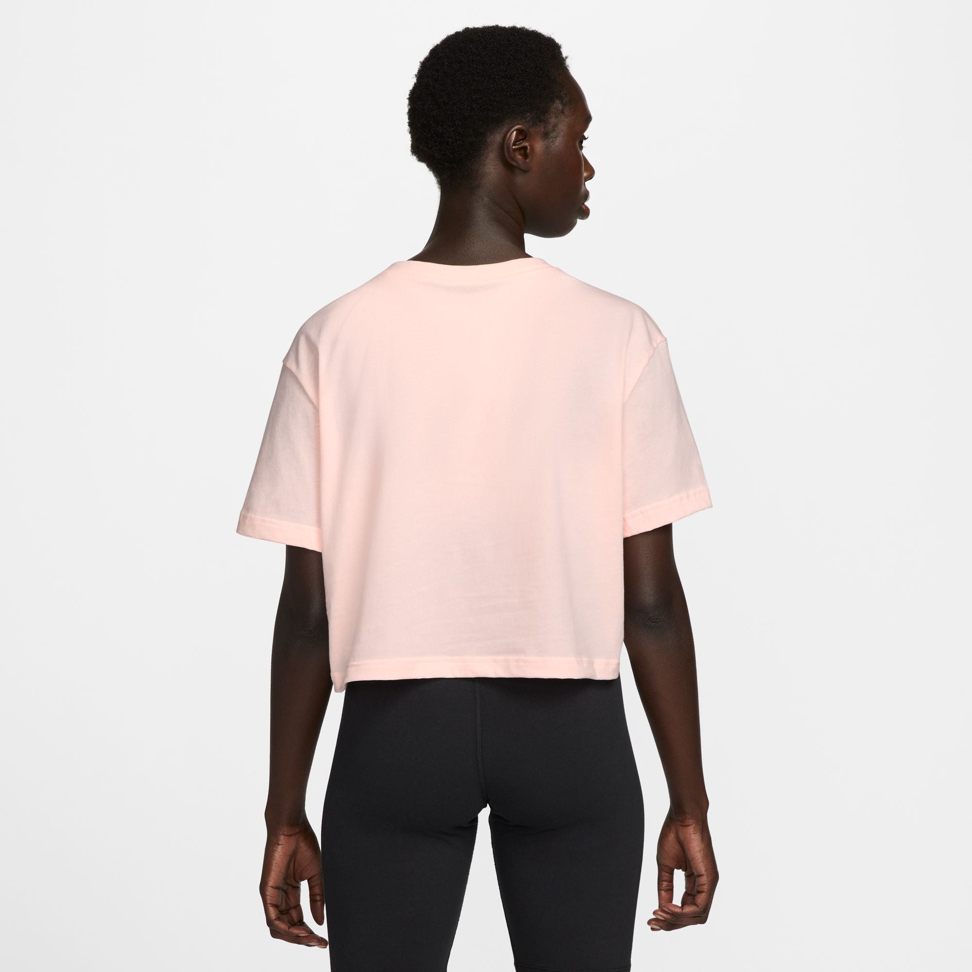 Womens Logo Crop Short Sleeve T-Shirt