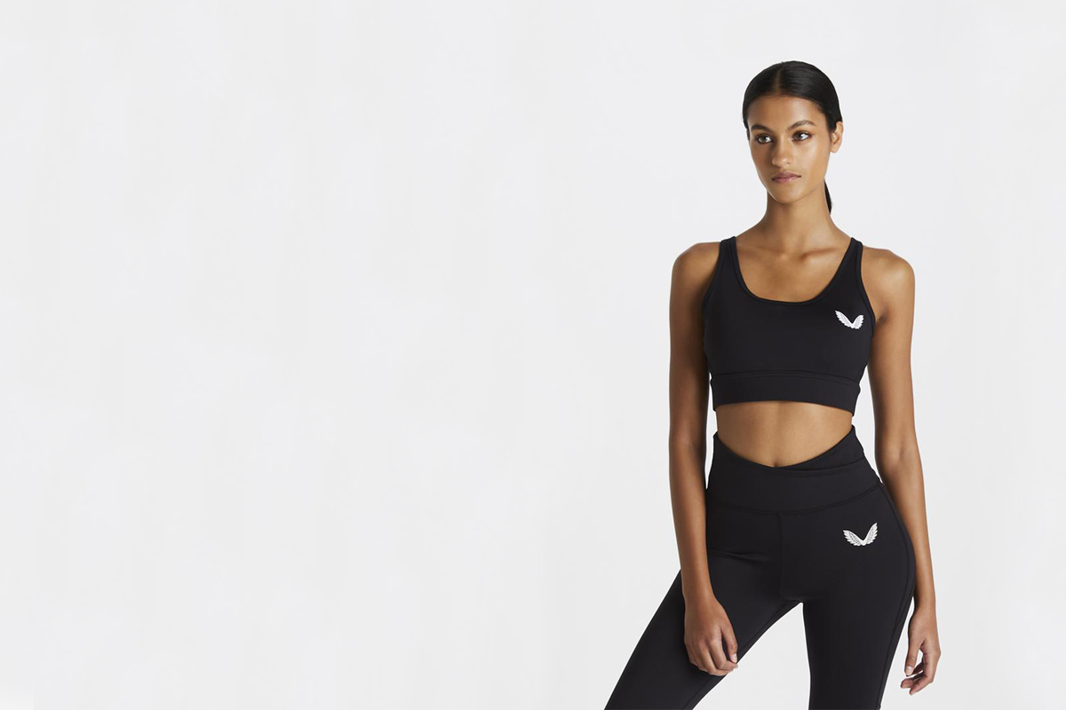 حمالة صدر رياضية تقدم شد متوسط بلون واحد