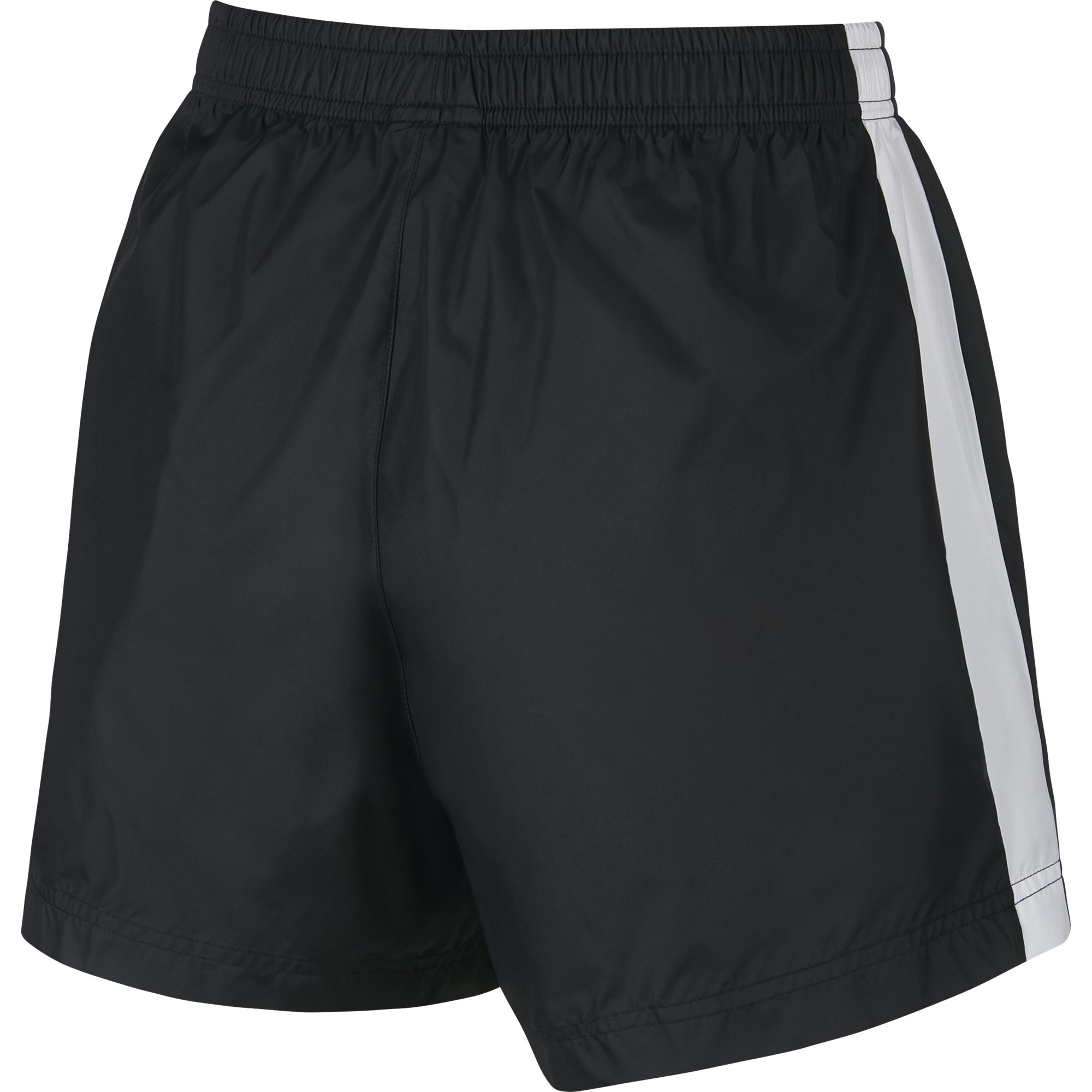 Womens High Rise Air Graphic Logo Woven Shorts