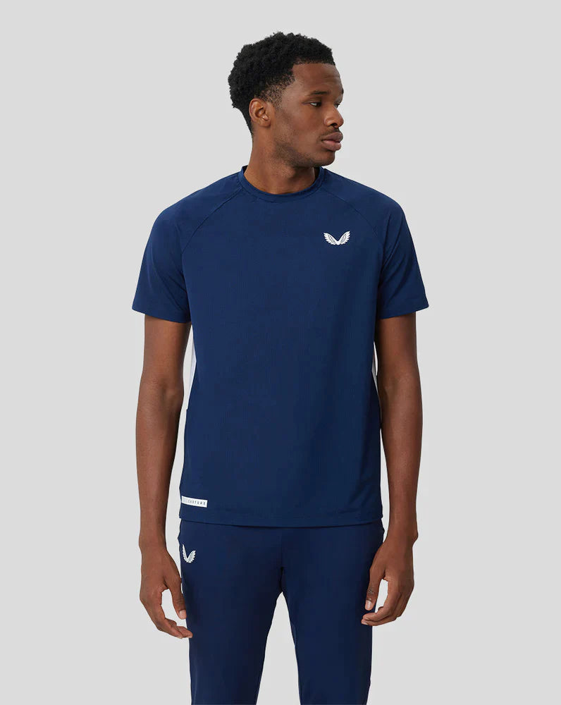 Mens Mesh Mix Performance Short Sleeve T-Shirt
