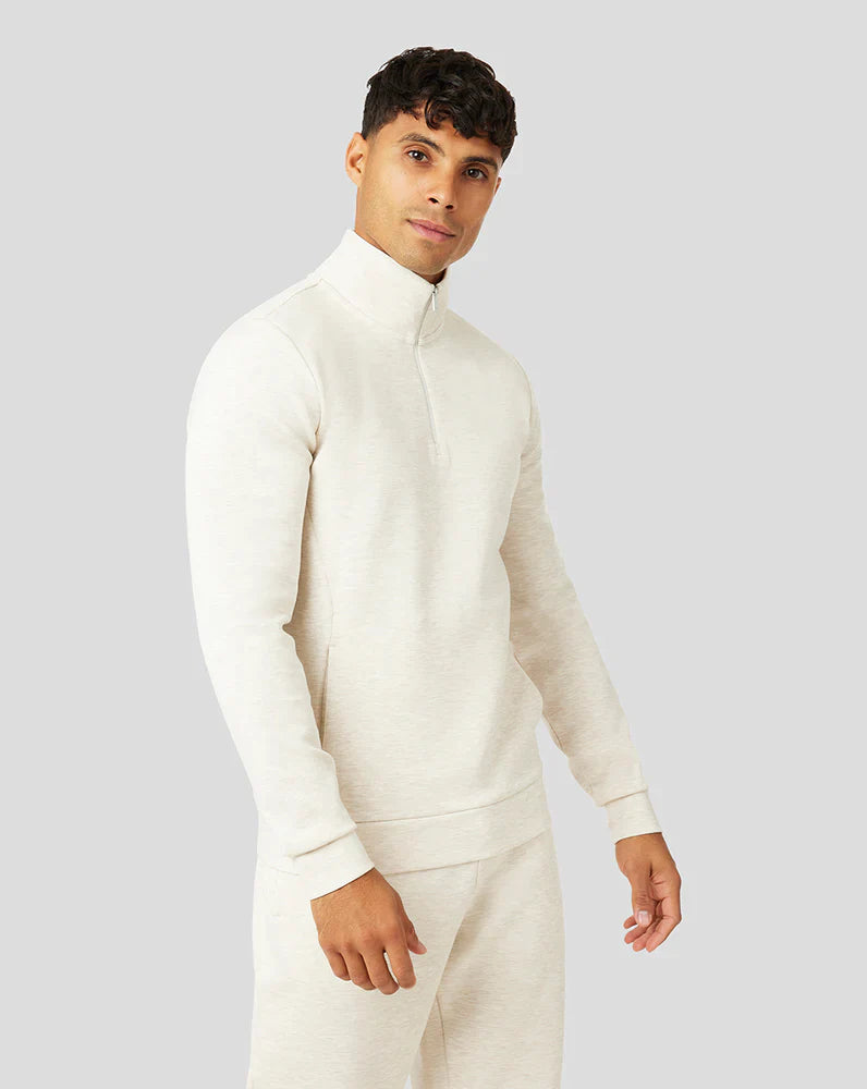 Mens Bonded 1/4 Zip Sweater