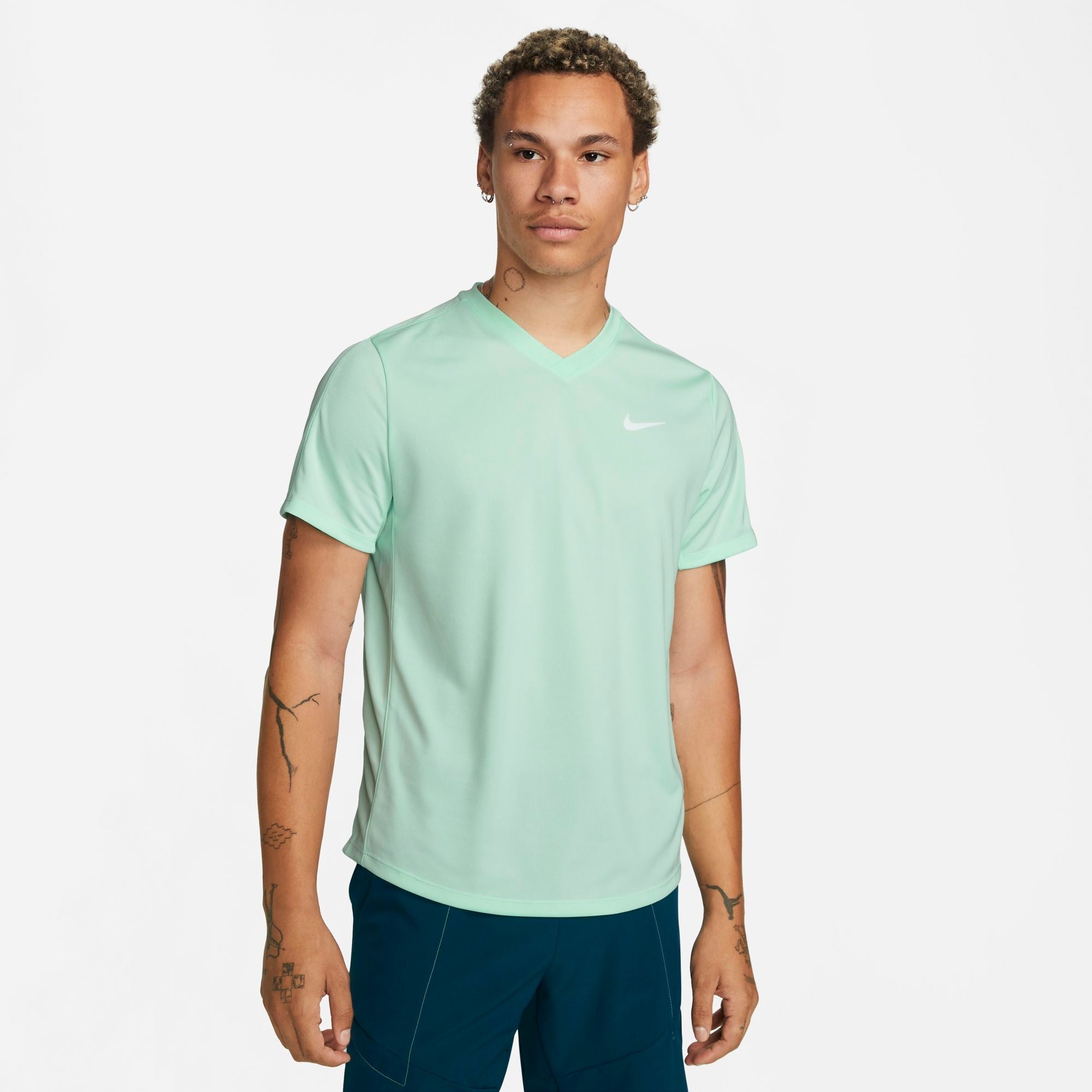 Mens Court Dri-FIT Victory Tennis Short Sleeve T-Shirt