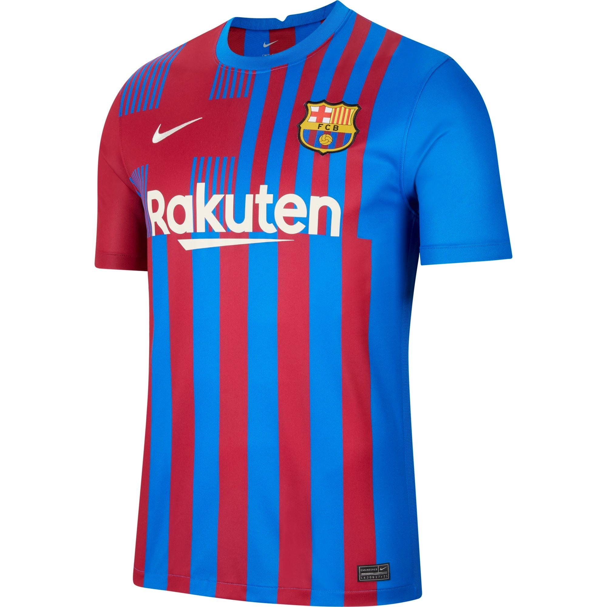 Mens FC Barcelona Home Replica Jersey 21/22