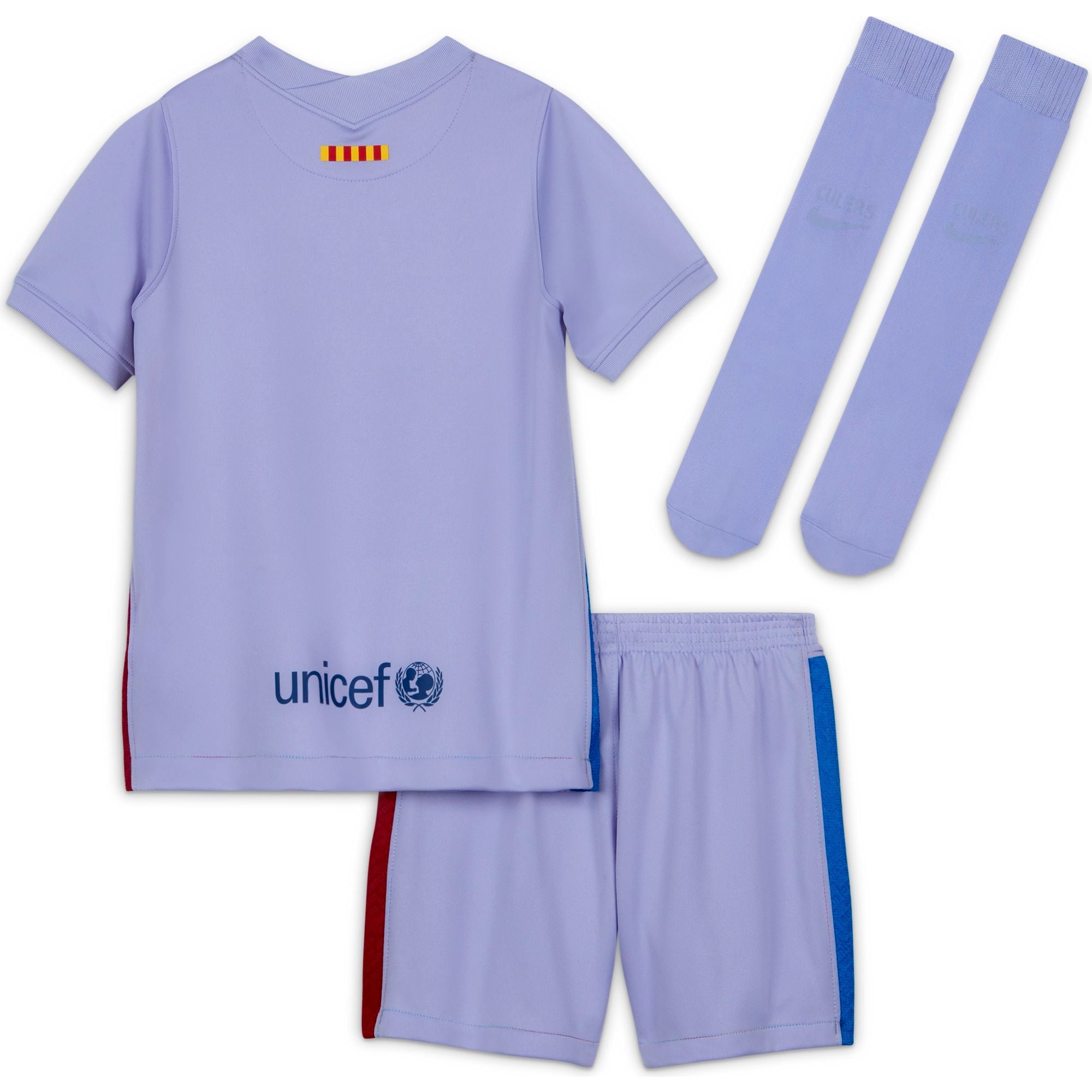 Kids FC Barcelona Away Replica Kit 21/22