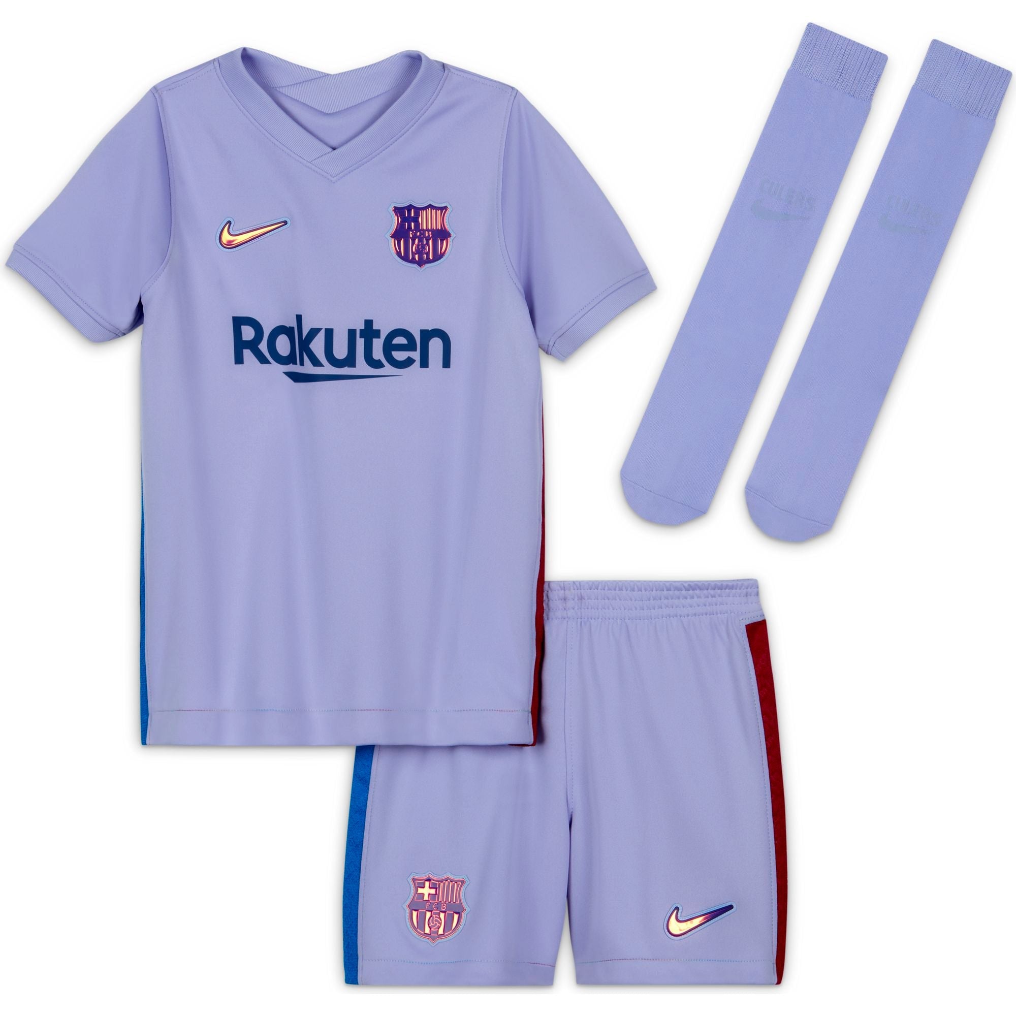 Kids FC Barcelona Away Replica Kit 21/22