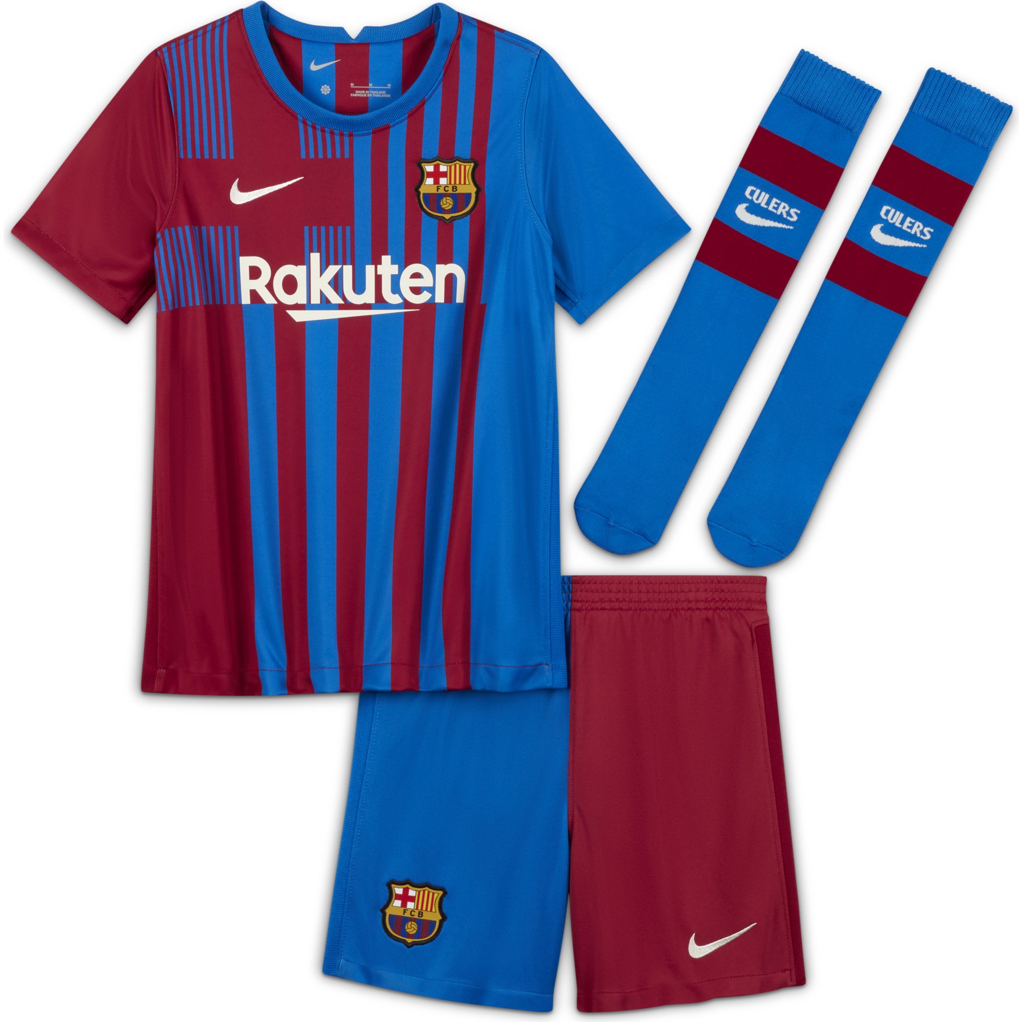 Kids FC Barcelona Home Replica Kit 21/22