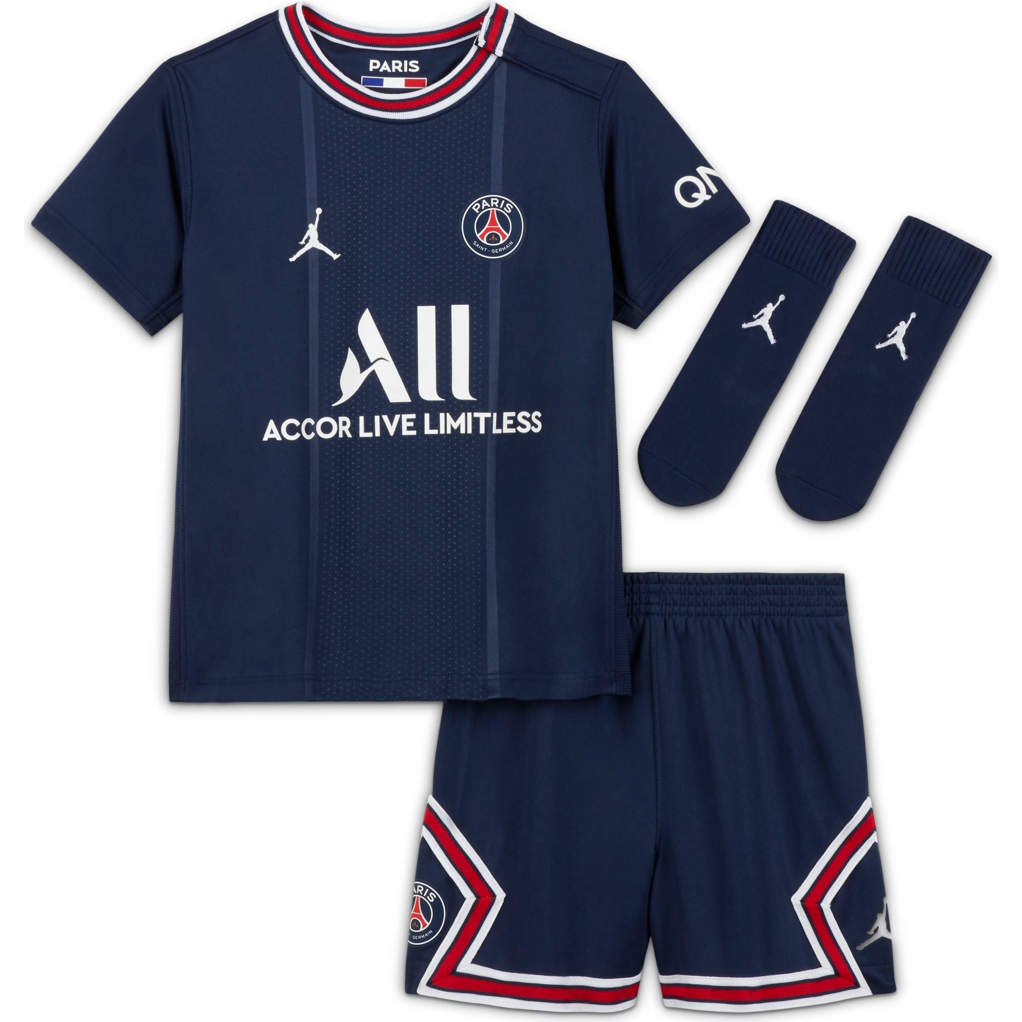 Infants Paris Saint-Germain Home Replica Kit 21/22