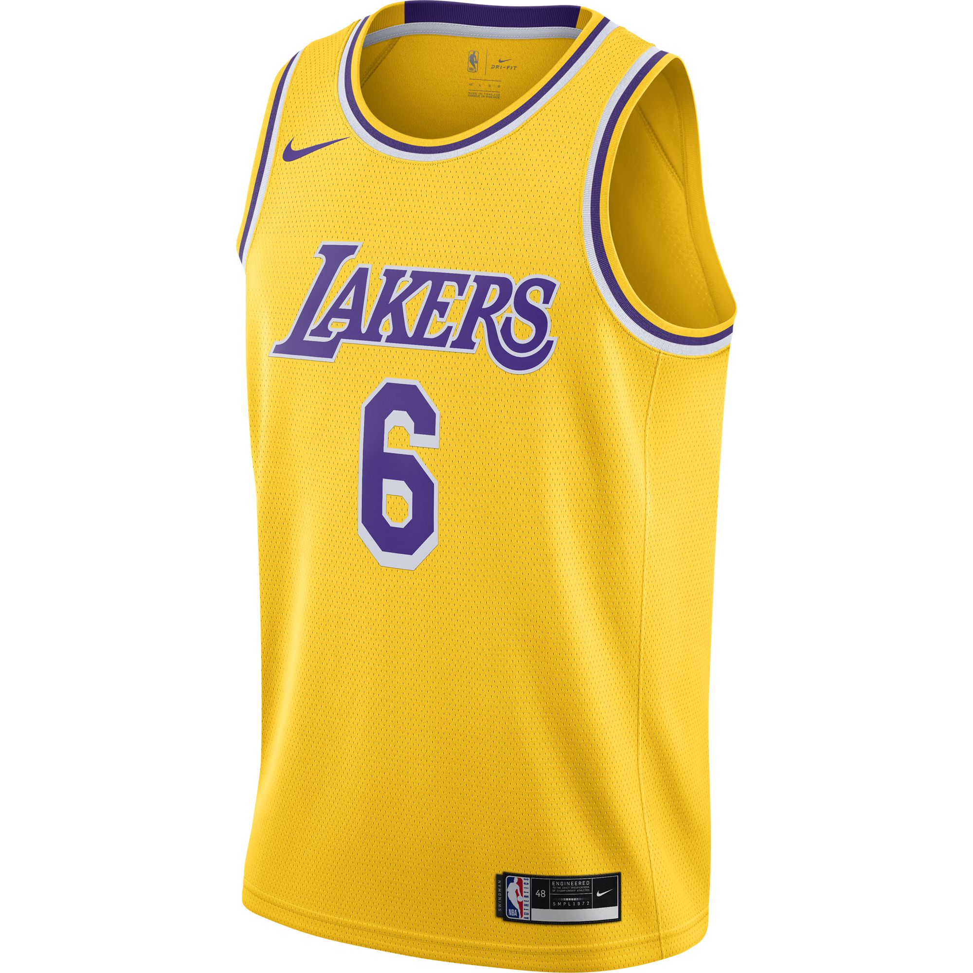 Mens LeBron James Los Angeles Lakers Swingman Icon Edition Jersey