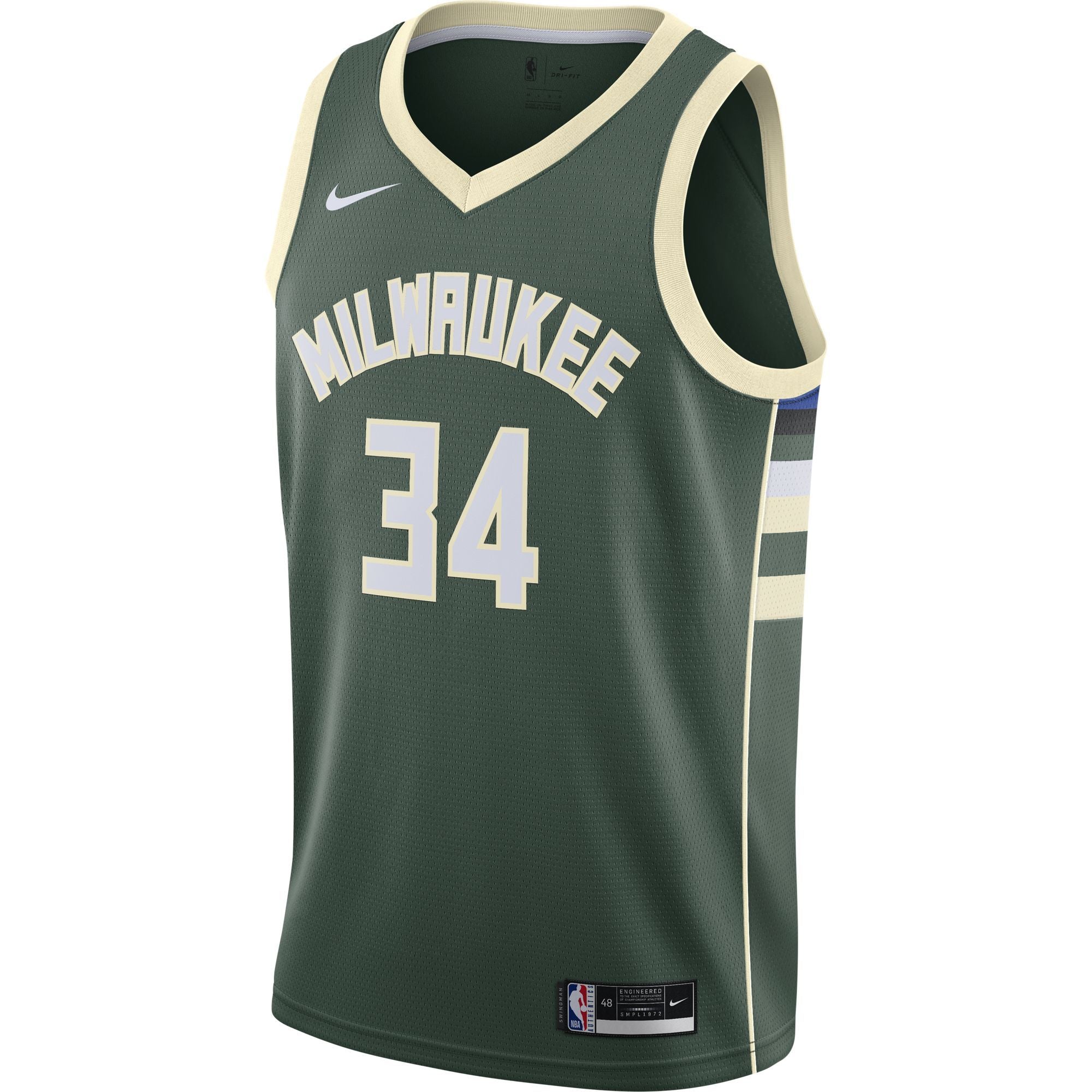 Mens Giannis Antetokounmpo Milwaukee Bucks Swingman Icon Edition Jersey
