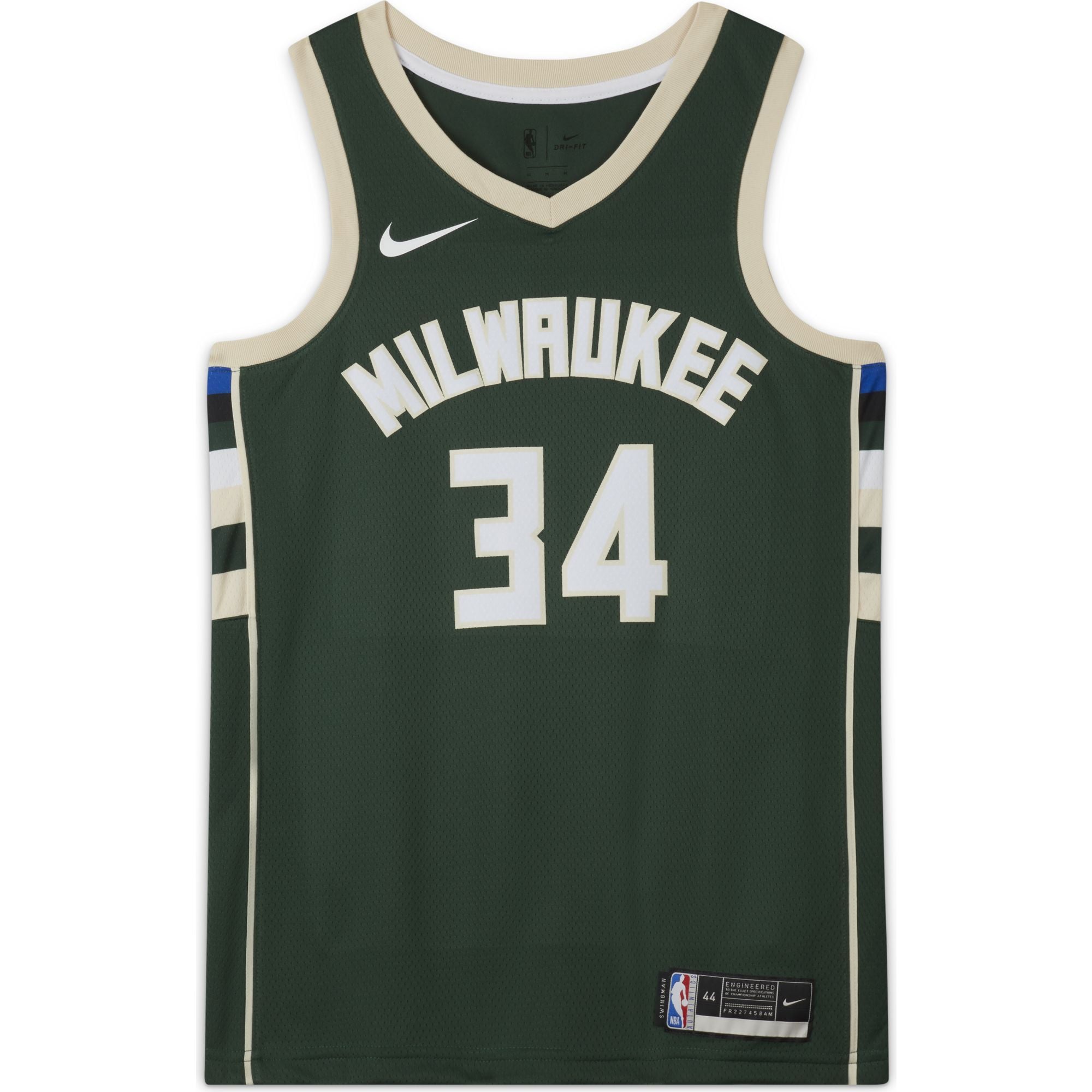Mens Giannis Antetokounmpo Milwaukee Bucks Swingman Icon Edition Jersey