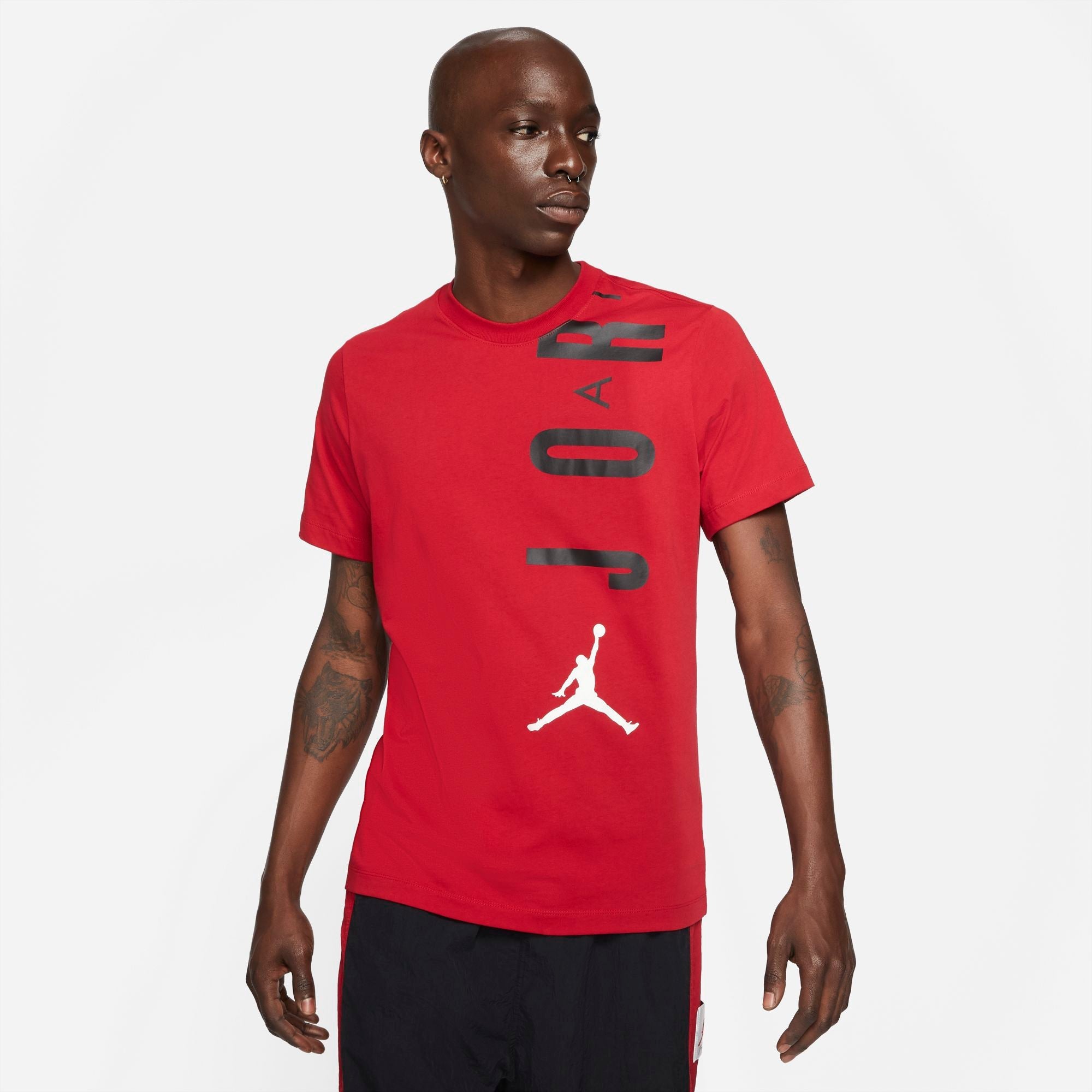 Mens Air Strech Crew Neck Short Sleeve T-Shirt