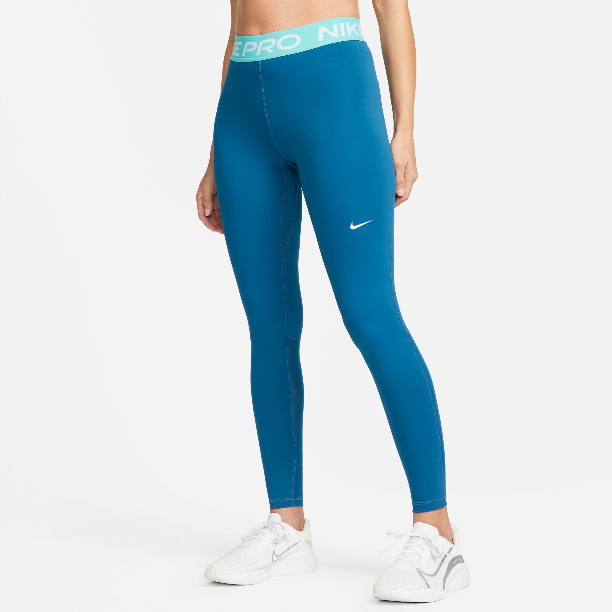 Womens Mid Rise Pro Branded Waistband Tight