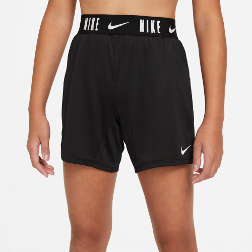 Girls Performance Dri-Fit Branded Waistband 6" Shorts