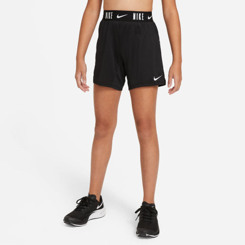 Girls Performance Dri-Fit Branded Waistband 6" Shorts