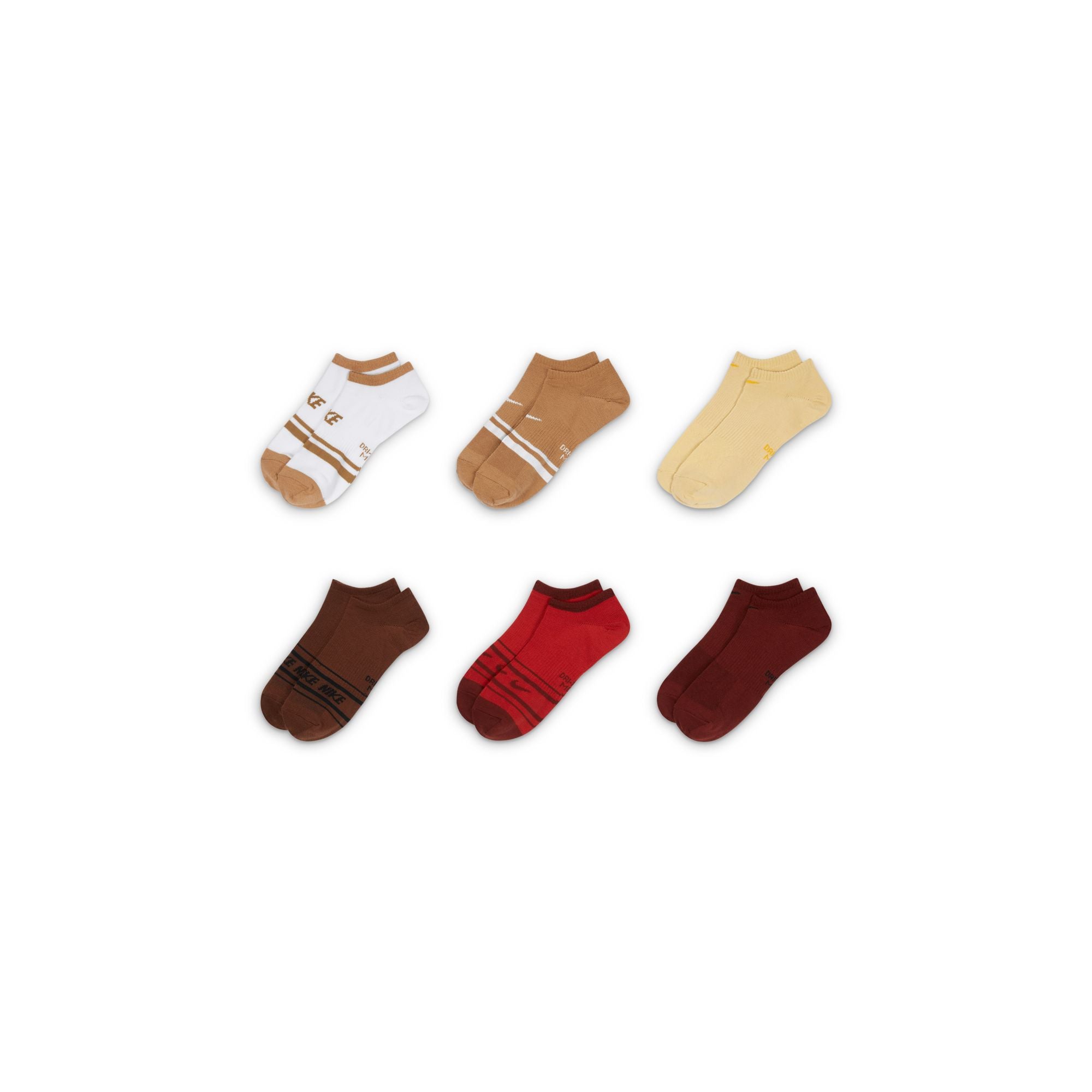 6 Pack Womens Everyday Lighweight Footie Socks