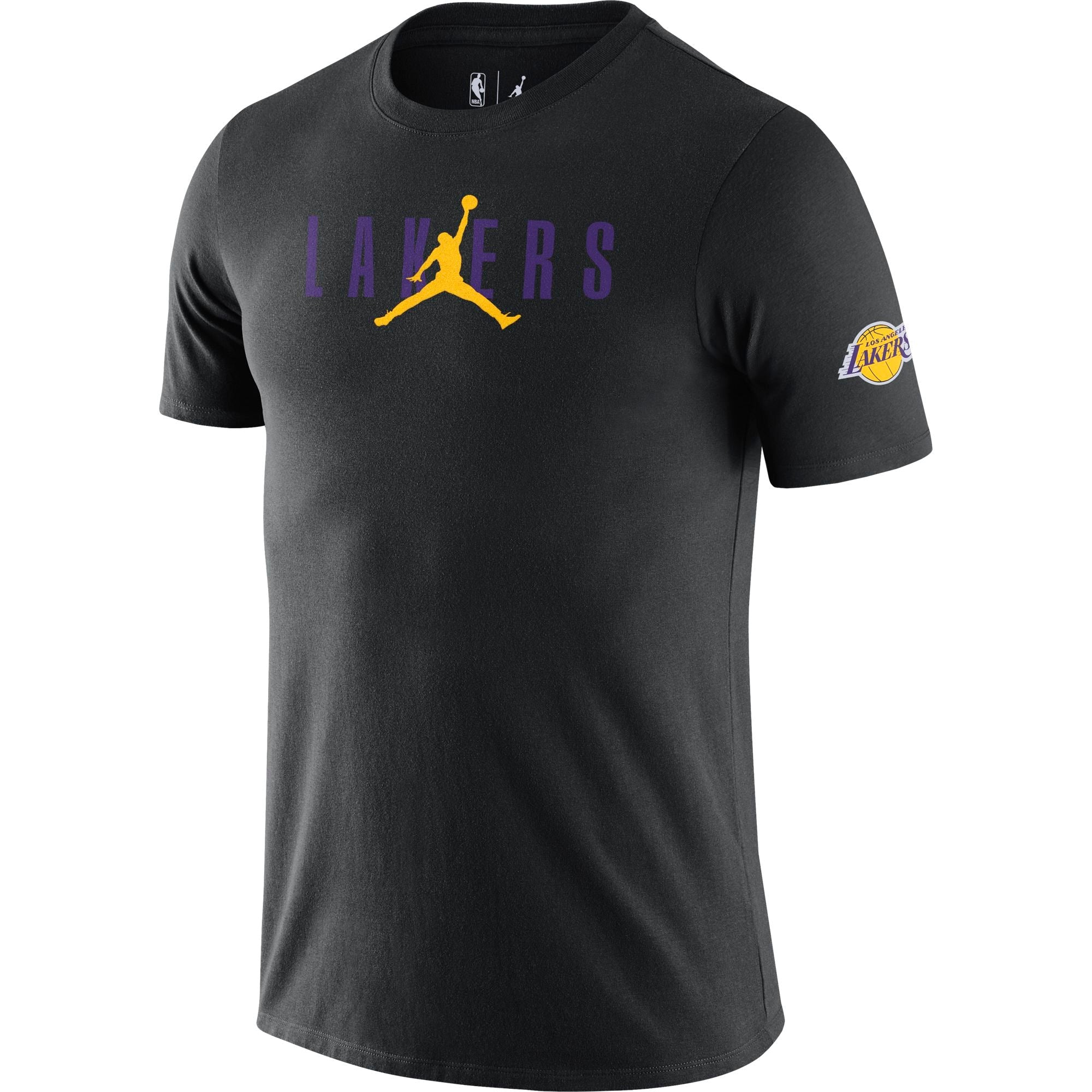 Mens Los Angeles Lakers Court Side Statement Short Sleeve T-Shirt