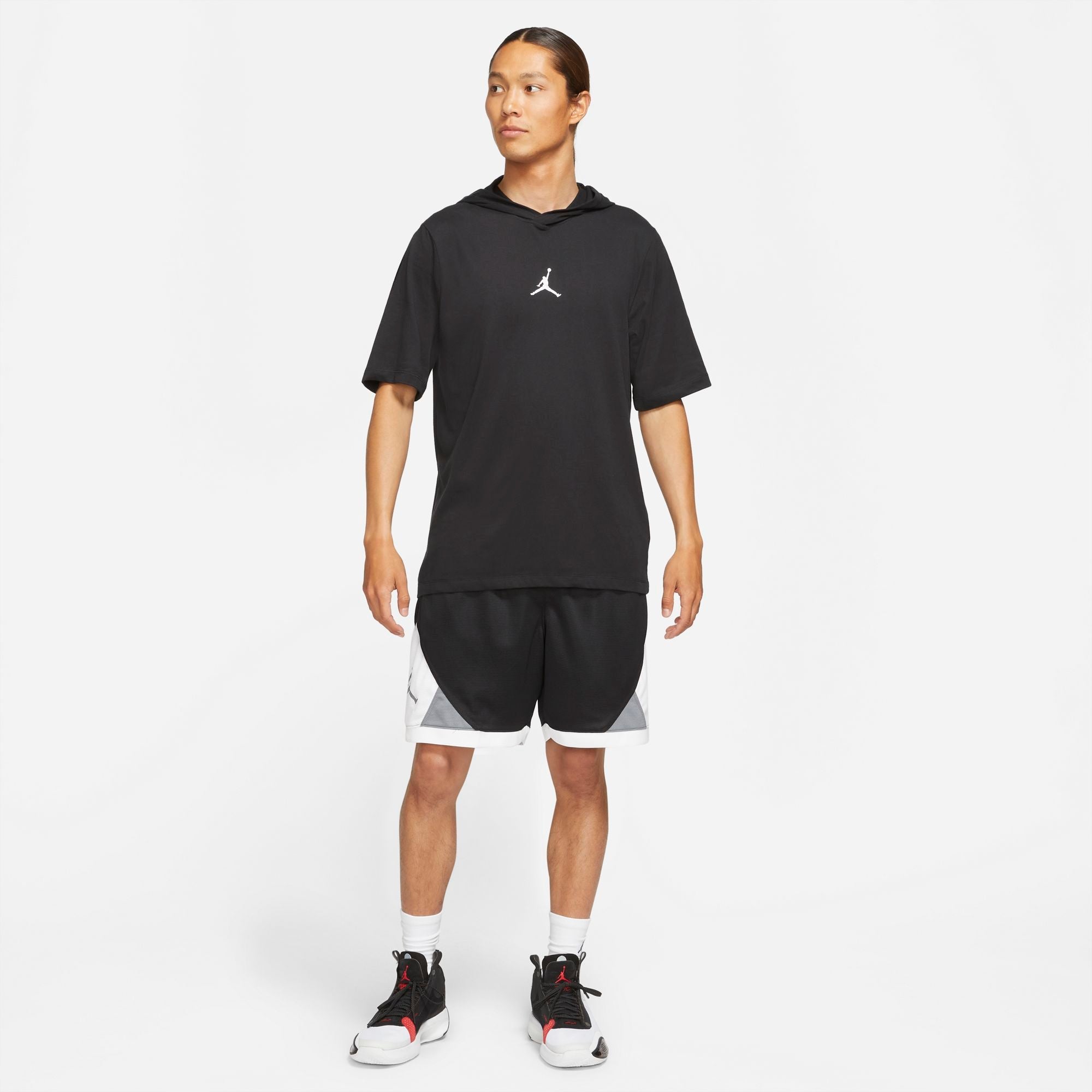 Mens Air Performance Dri-Fit Hooded Short Sleeve T-Shirt