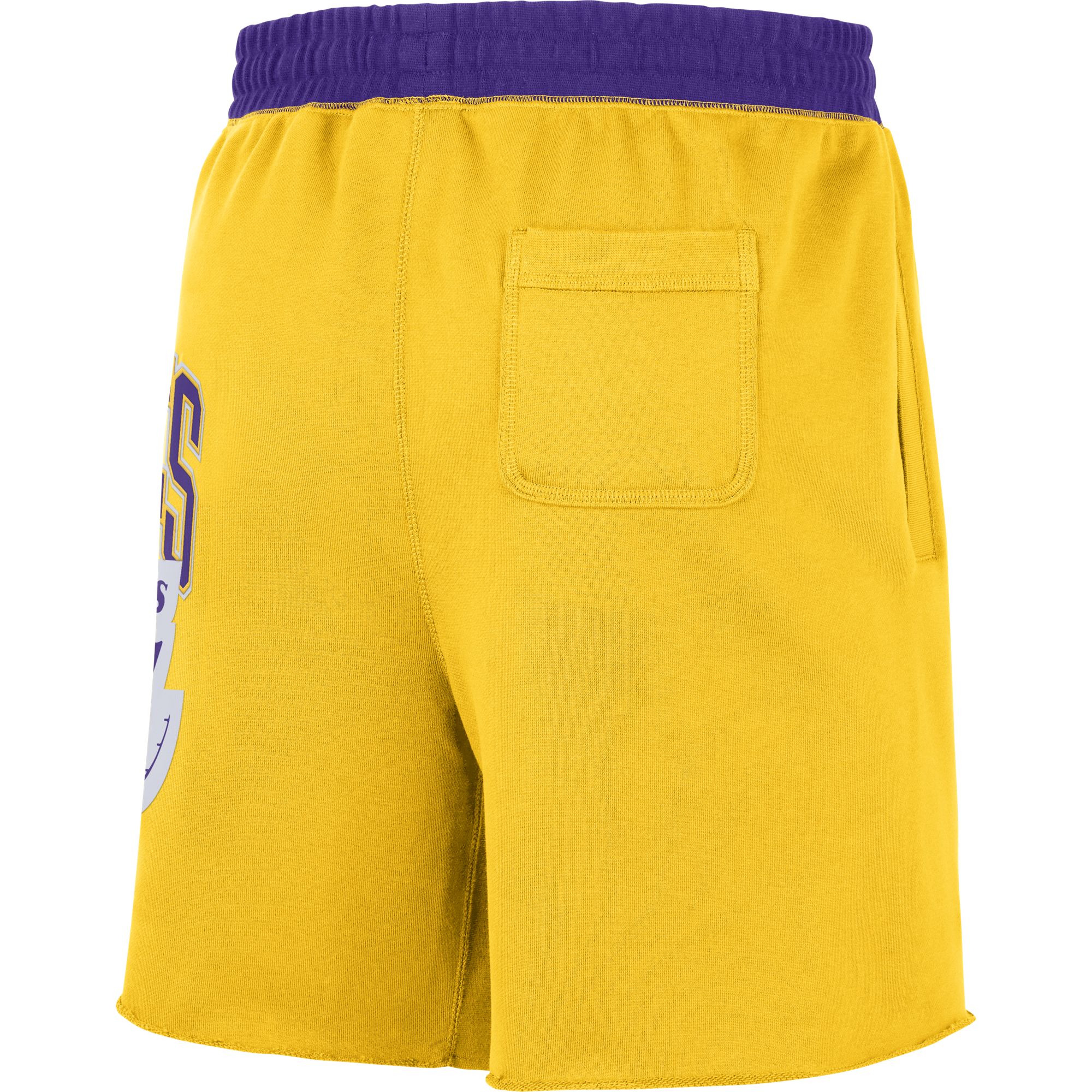 Mens Los Angeles Lakers Court Side Fleece Short