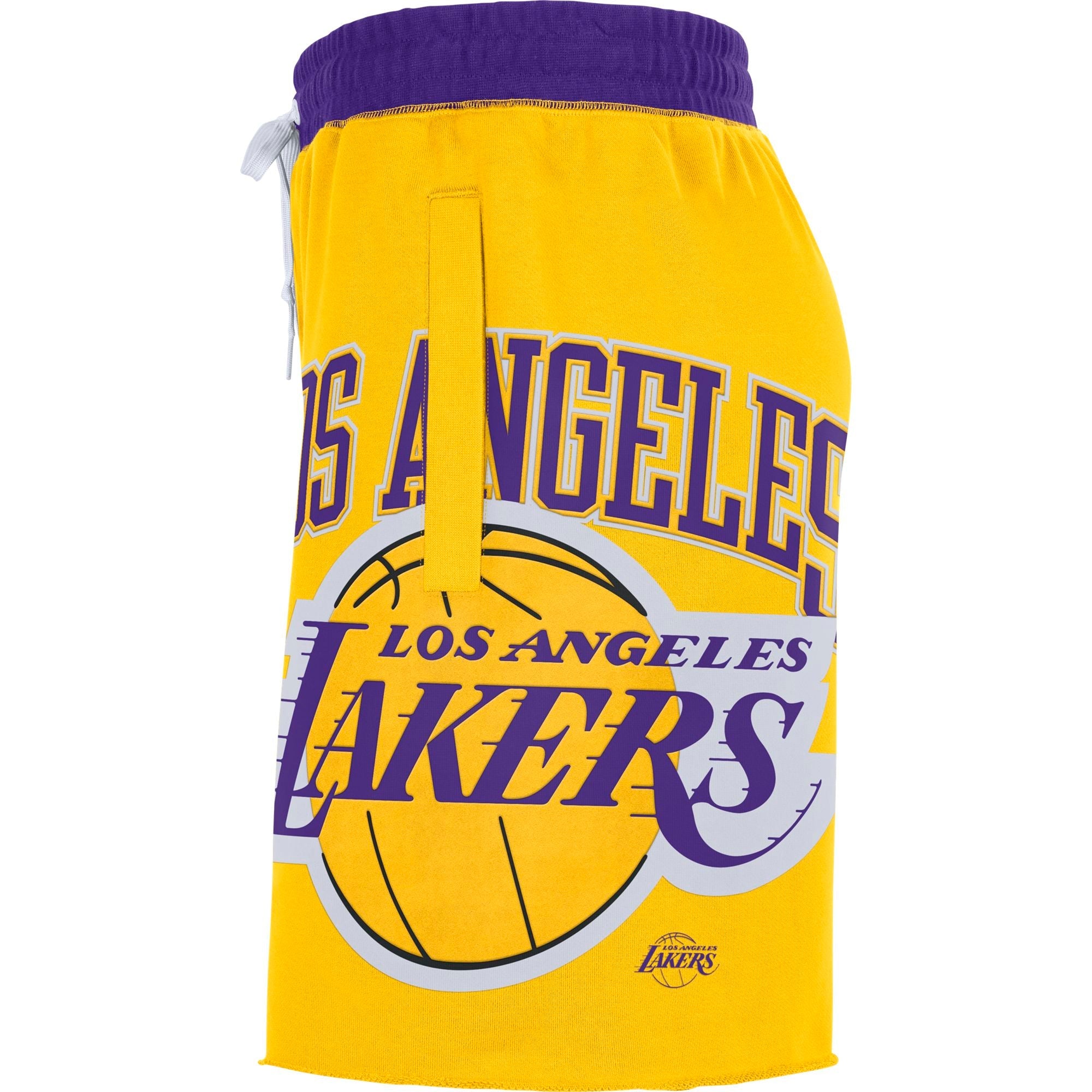 Mens Los Angeles Lakers Court Side Fleece Short