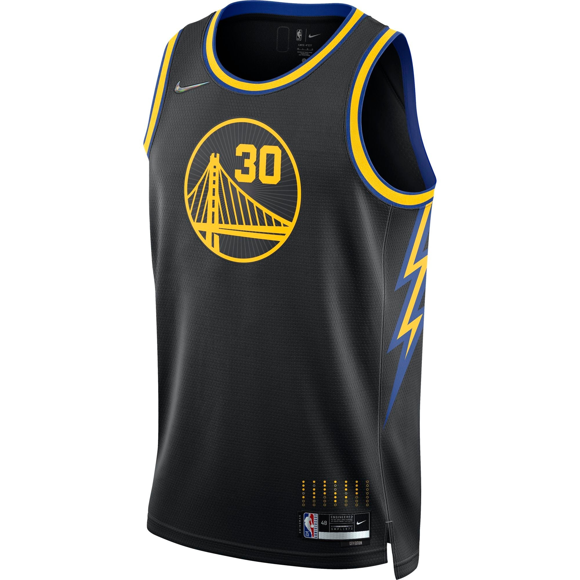 Mens Curry Golden State Warriors Swingman Mixtape Jersey