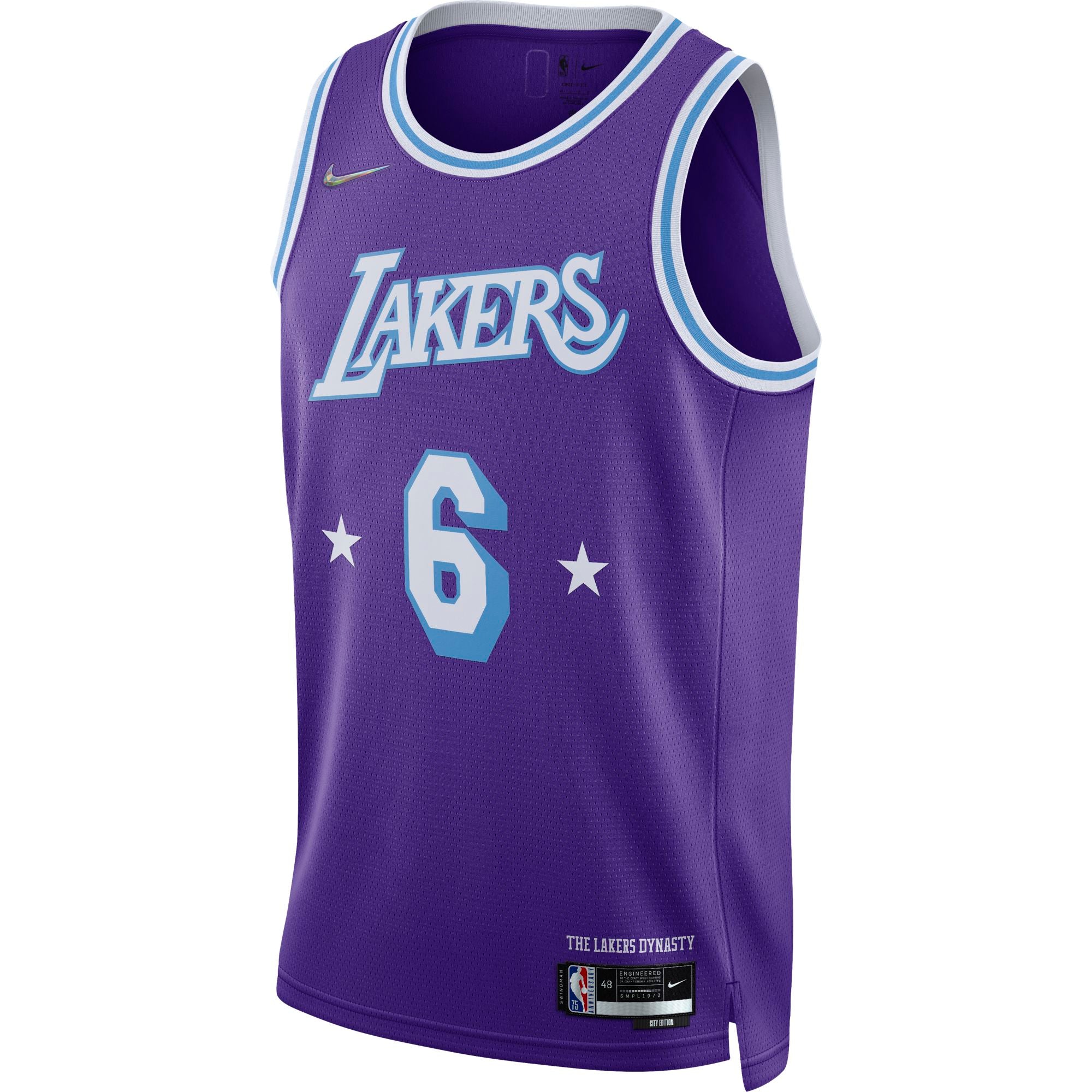 Mens James LA Lakers Swingman Mixtape Jersey