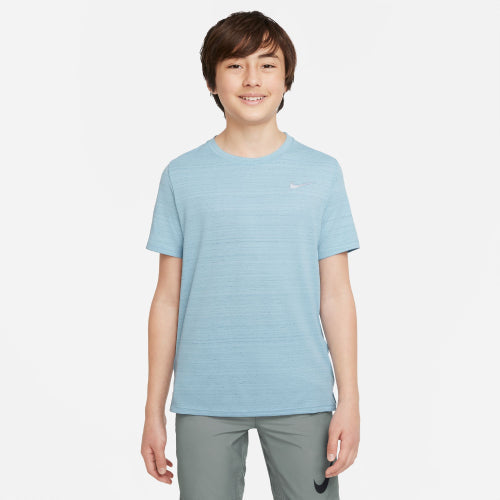 Boys Performance Dri-Fit Miler Short Sleeve T-Shirt