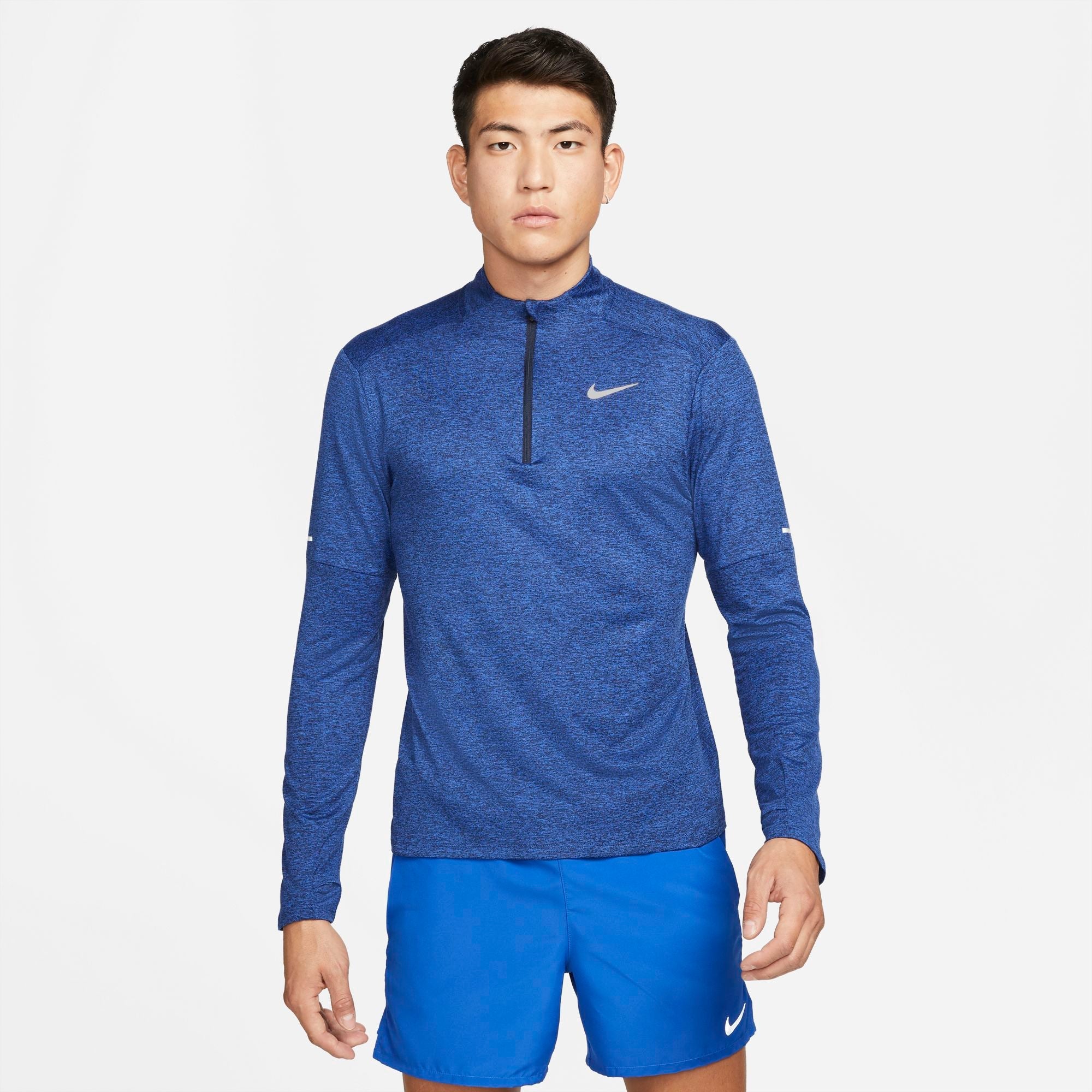 Mens Dri-Fit Element Half Zip Long Sleeve Top