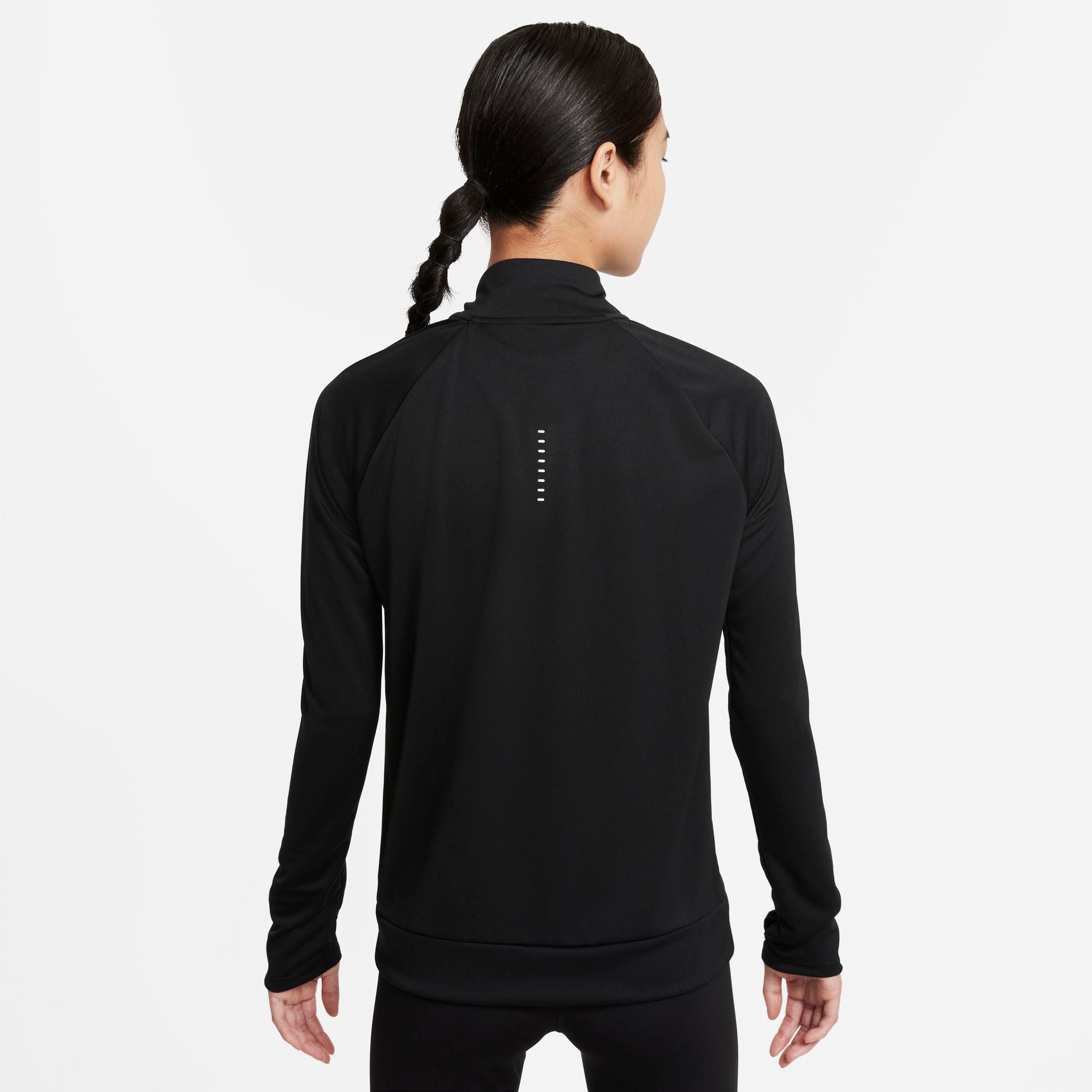 Womens Swoosh Run Half Zip Long Sleeve Top