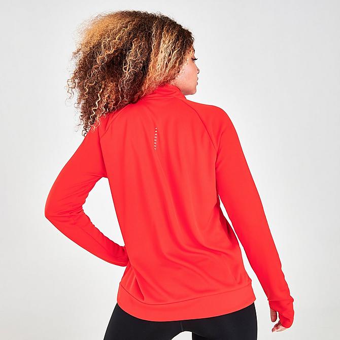Womens Swoosh Run Half Zip Long Sleeve Top