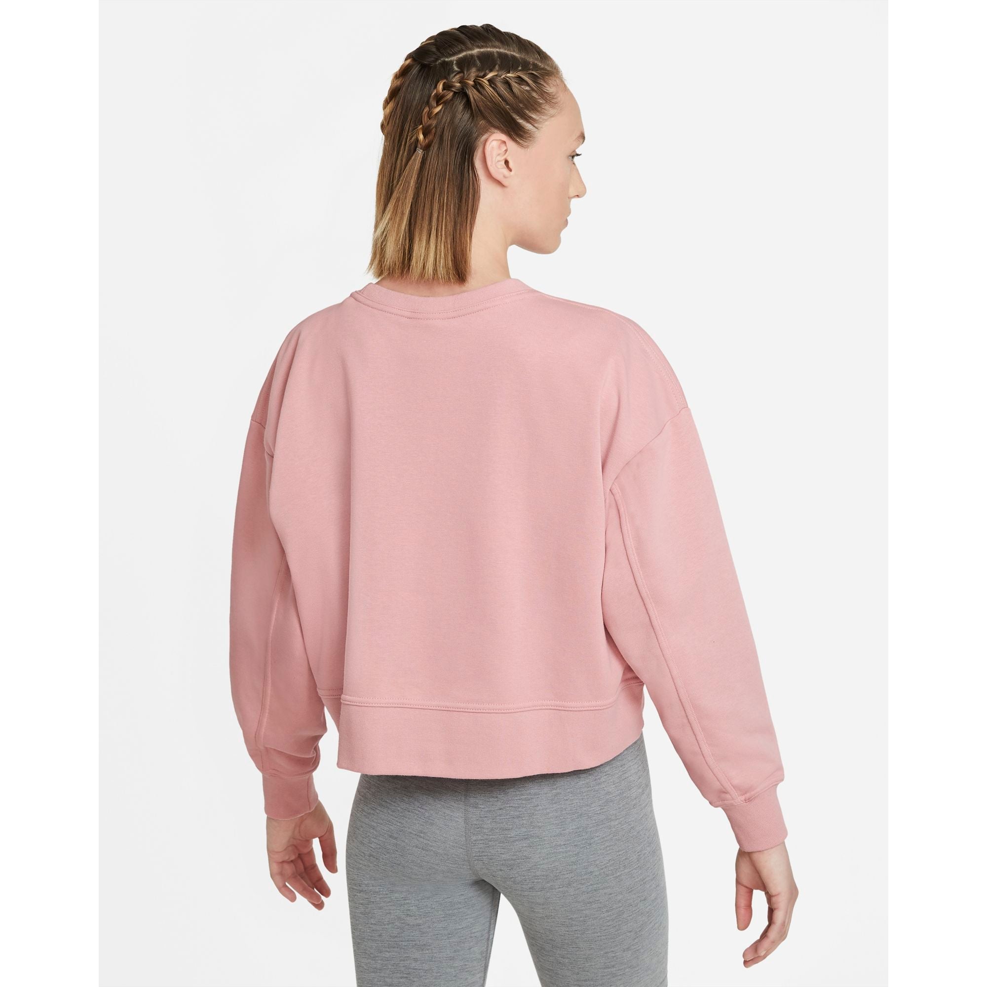 Womens Dri-Fit Graphic Fleece Crop Sweatshirt