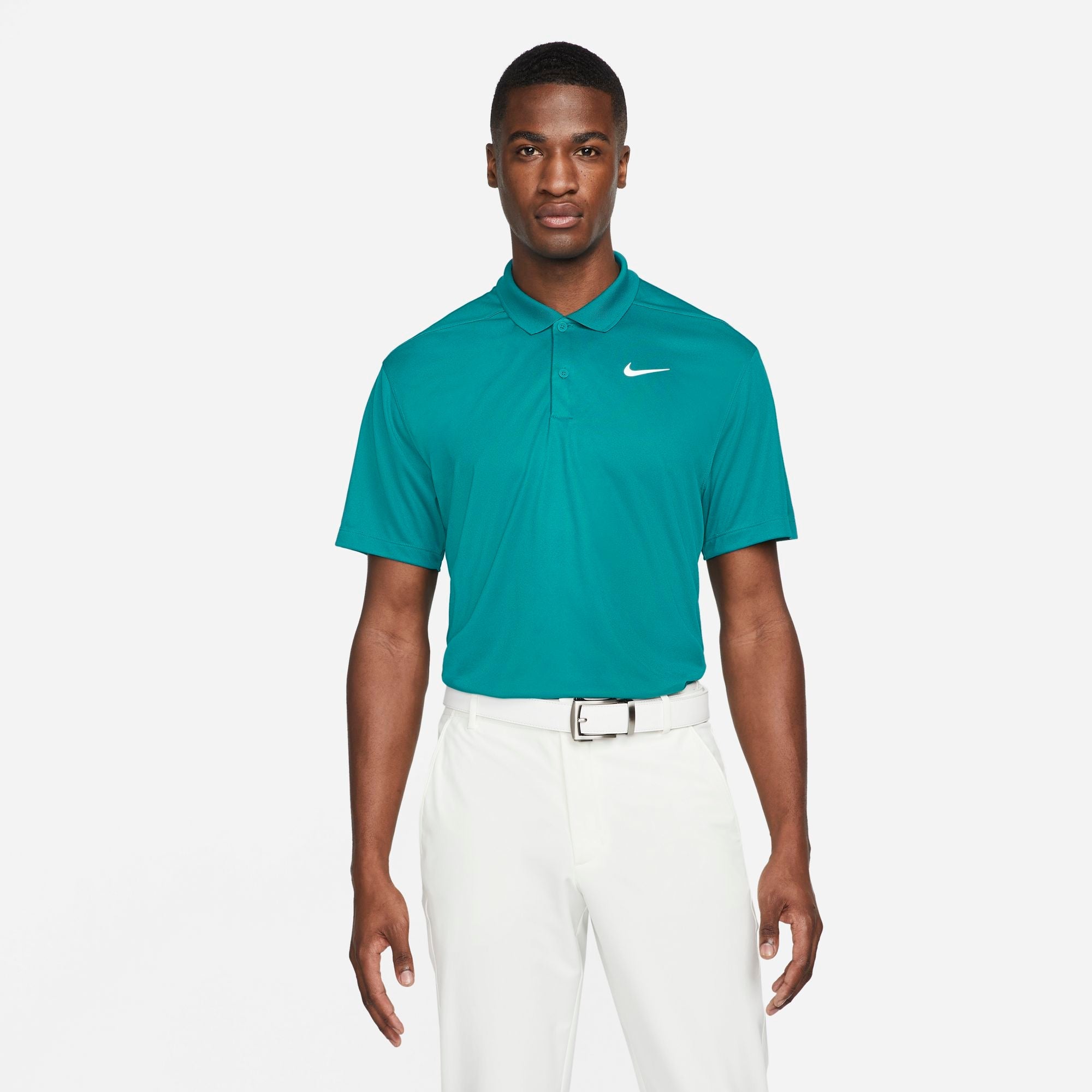 Mens Dri-Fit Vicotry Solid Golf Polo Shirt