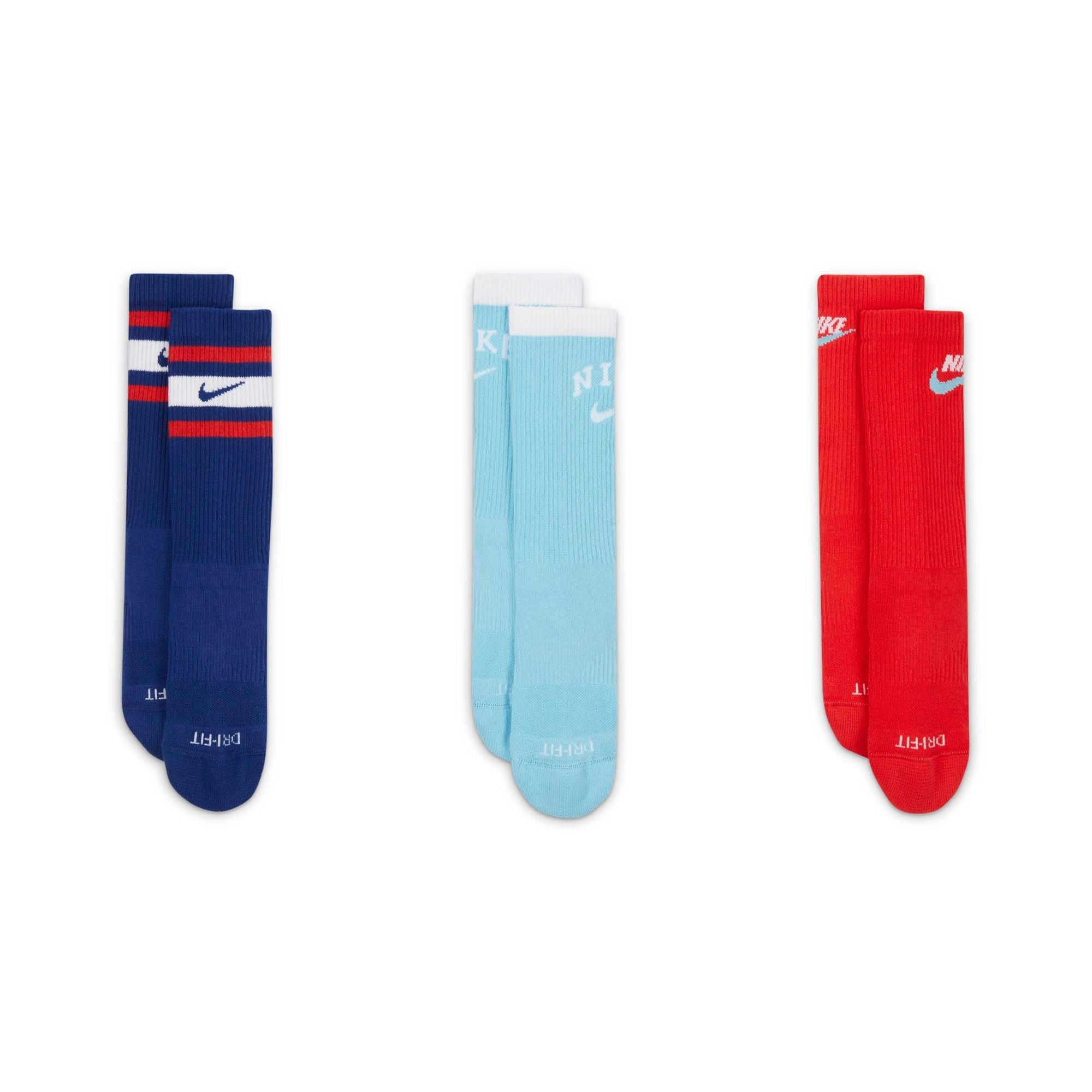 3 Pack Everyday Heritage Cushioned Crew Socks