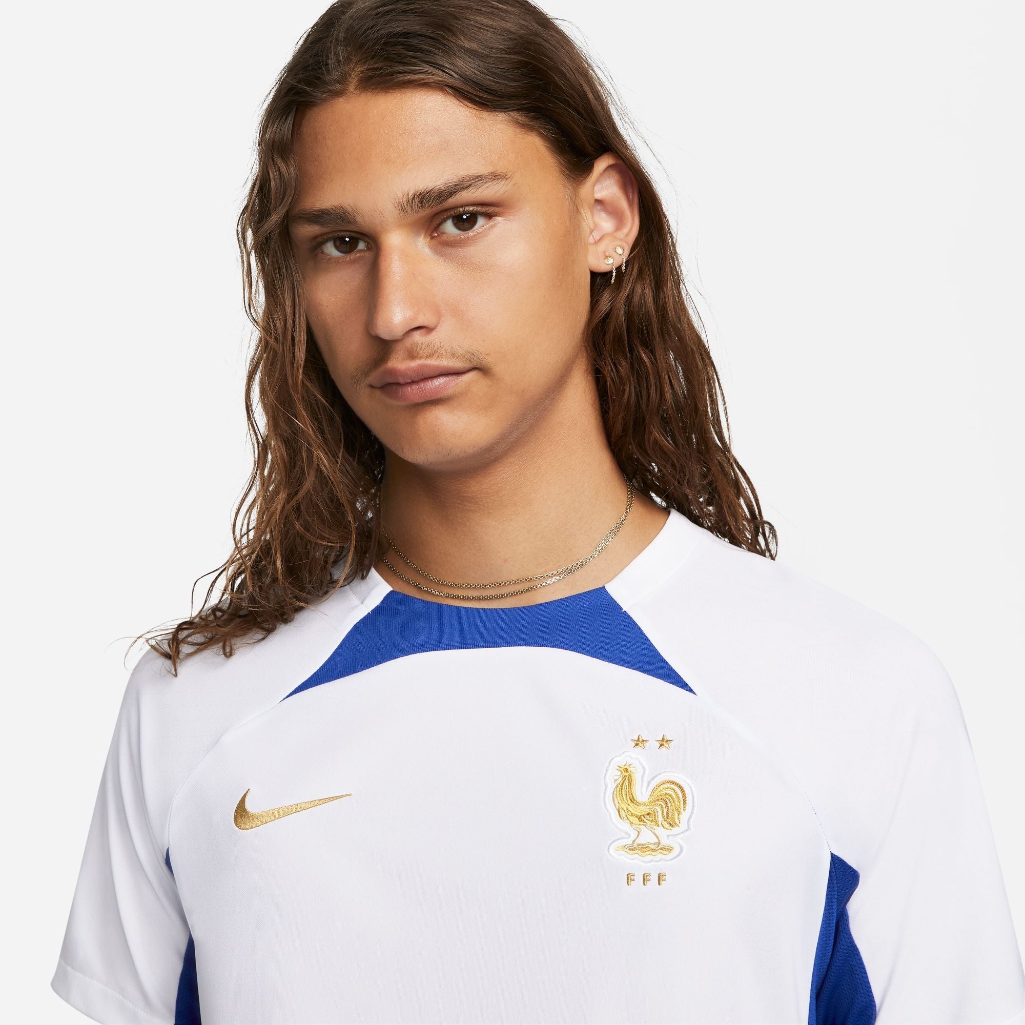 Mens France World Cup 22 Dri-Fit Strike Short Sleeve T-Shirt