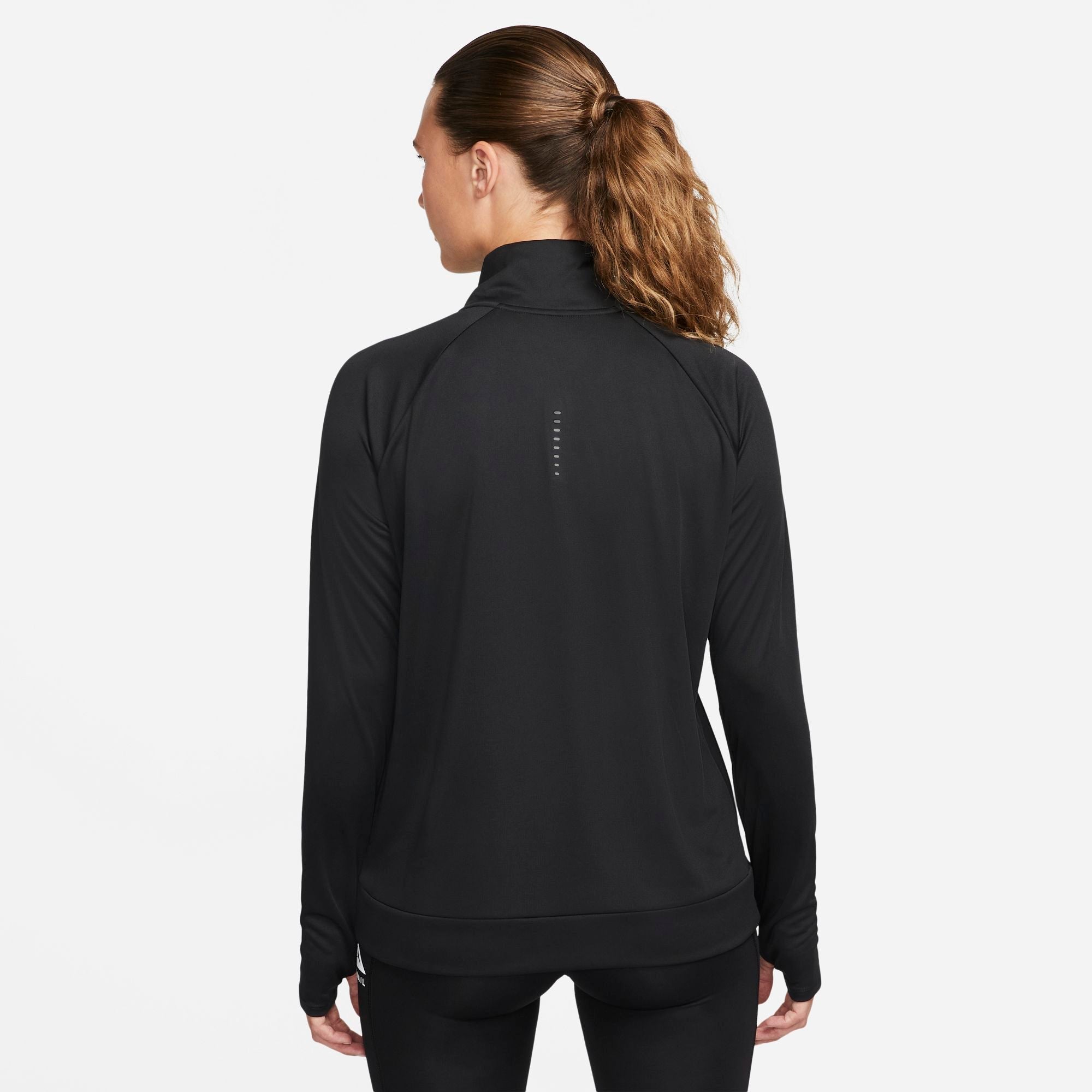 Womens Running Half Zip Long Sleeve Top