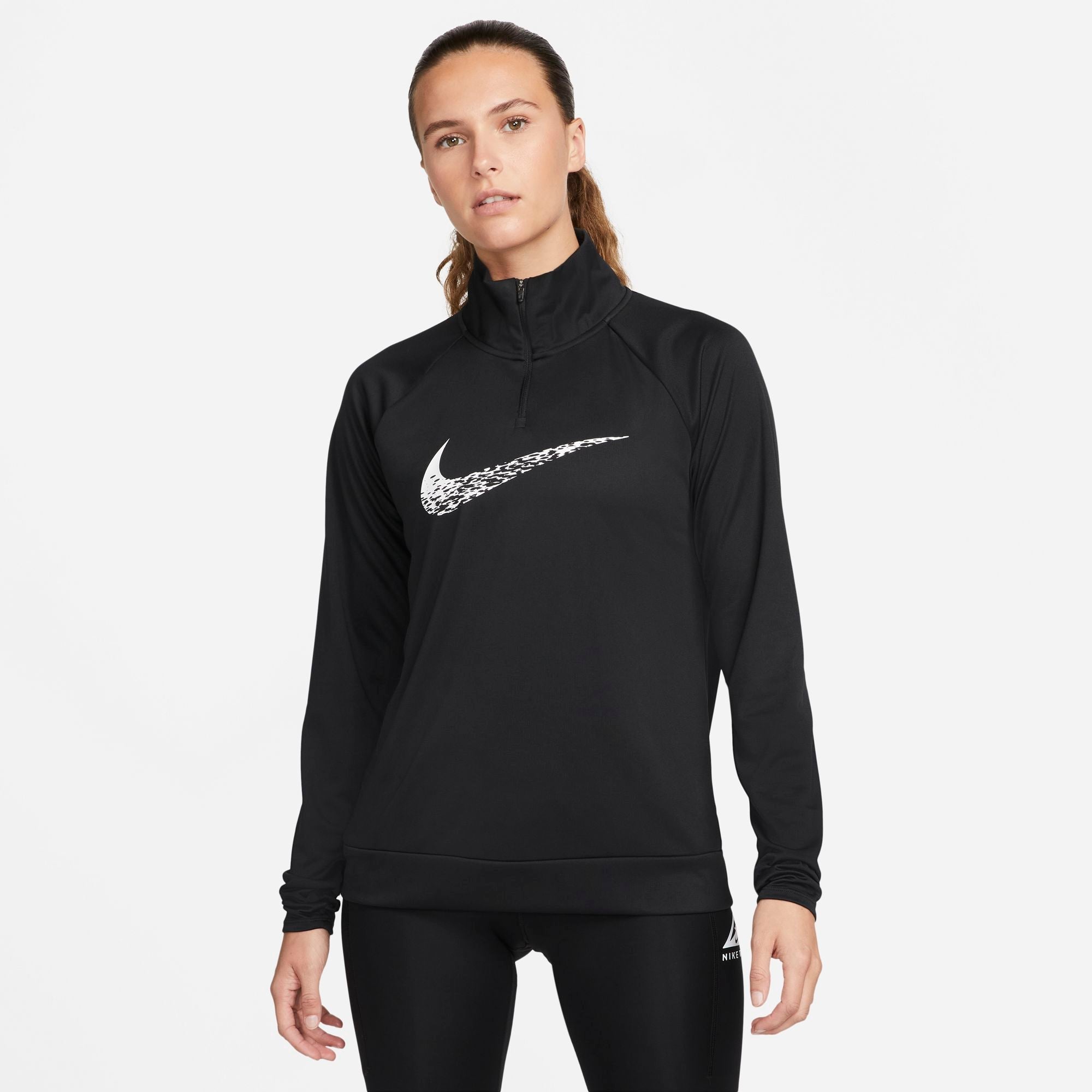 Womens Running Half Zip Long Sleeve Top