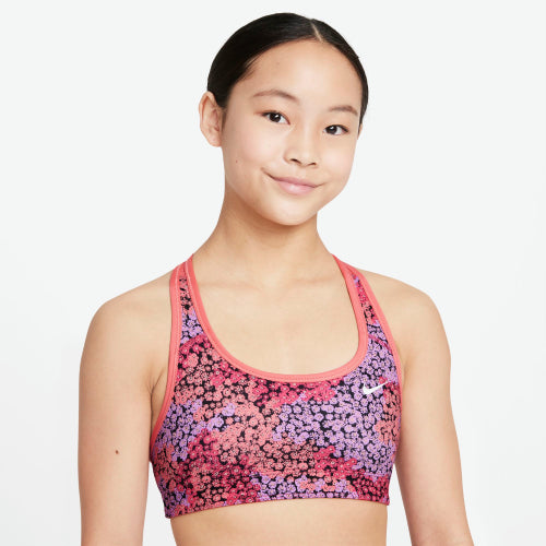 Girls Performance Dri-Fit All Over Print Reversible Bra