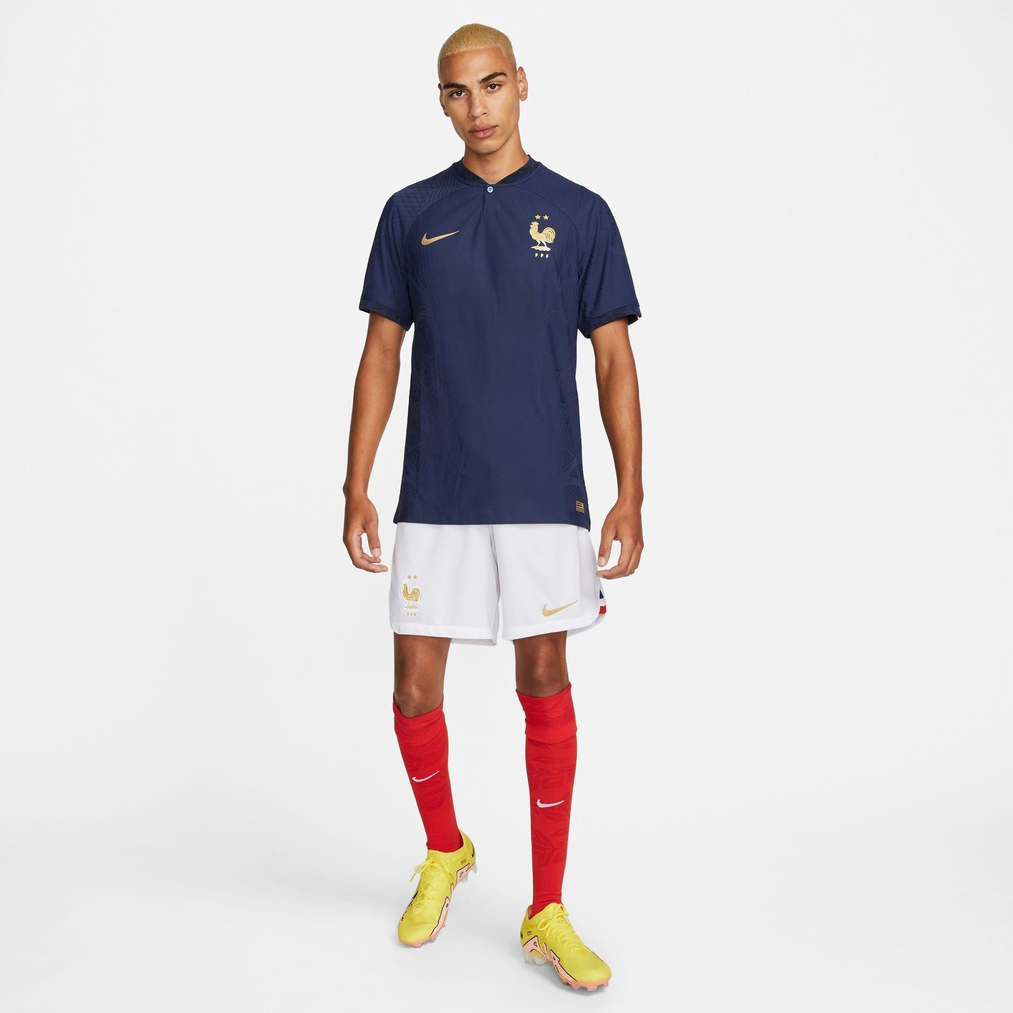 Mens France World Cup 2022 Home Authentic Jersey
