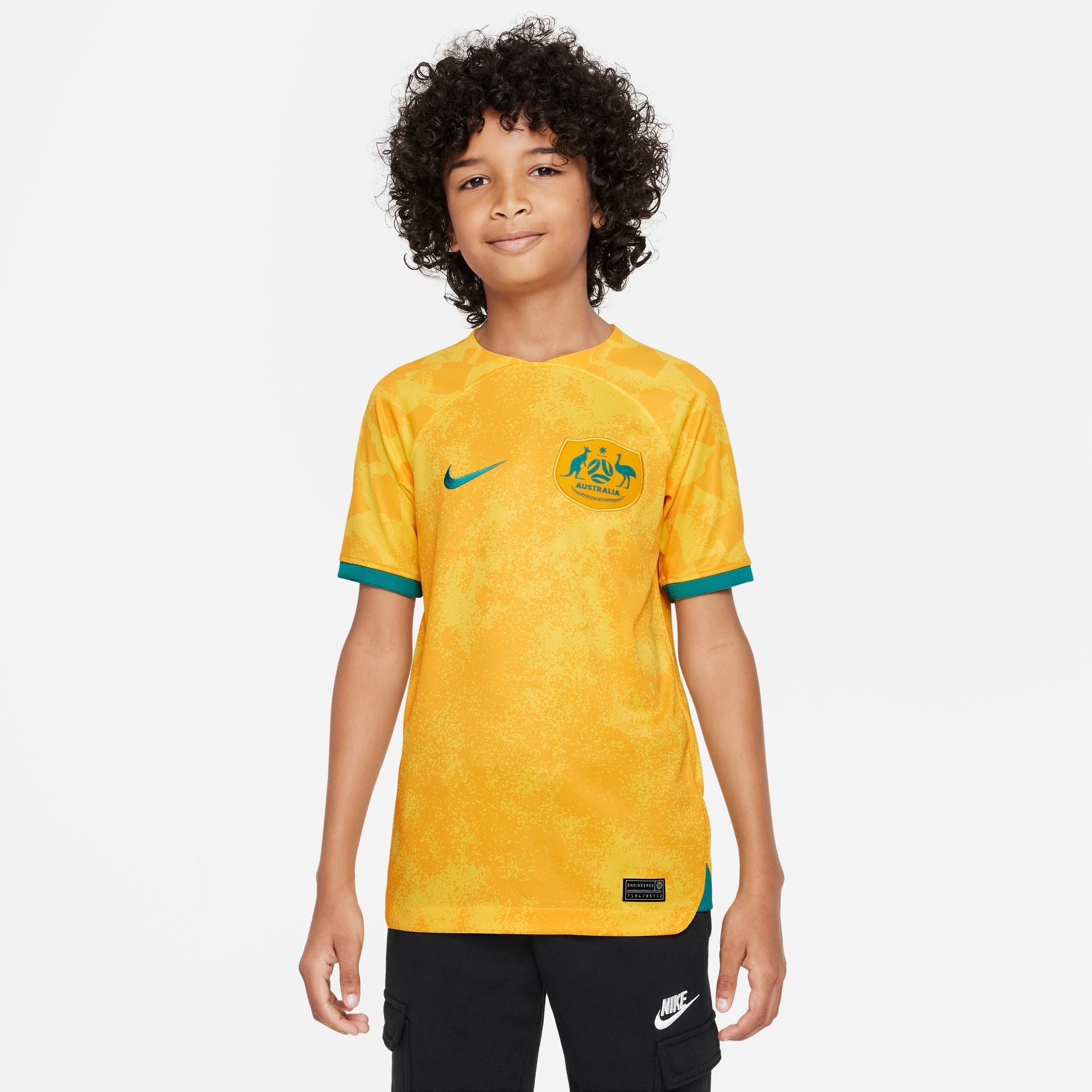 Junior Australia World Cup 2022 Home Replica Jersey