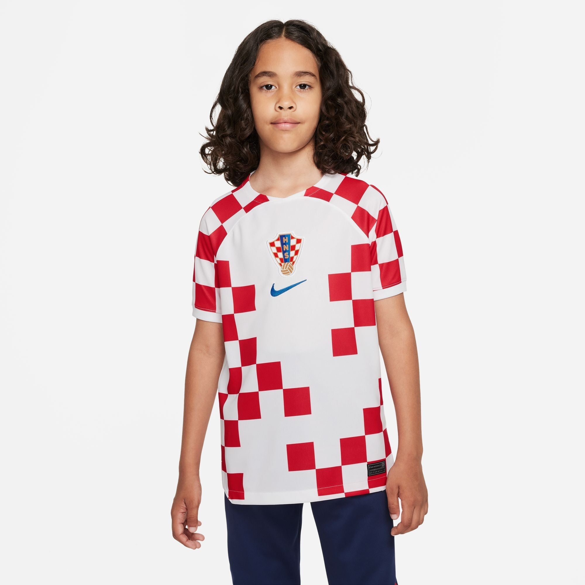 Junior Croatia World Cup 2022 Home Replica Jersey