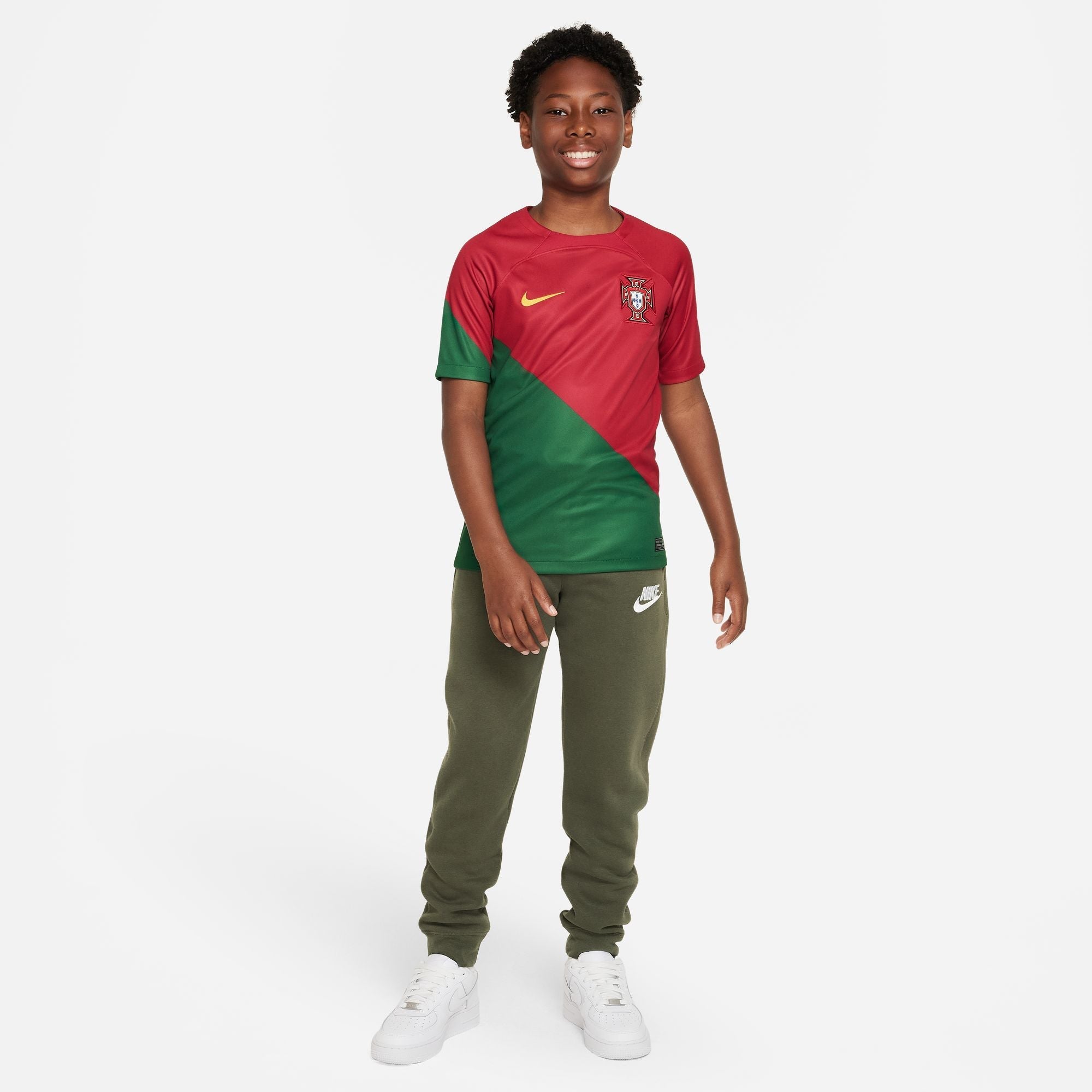 Junior Portugal World Cup 2022 Home Replica Jersey