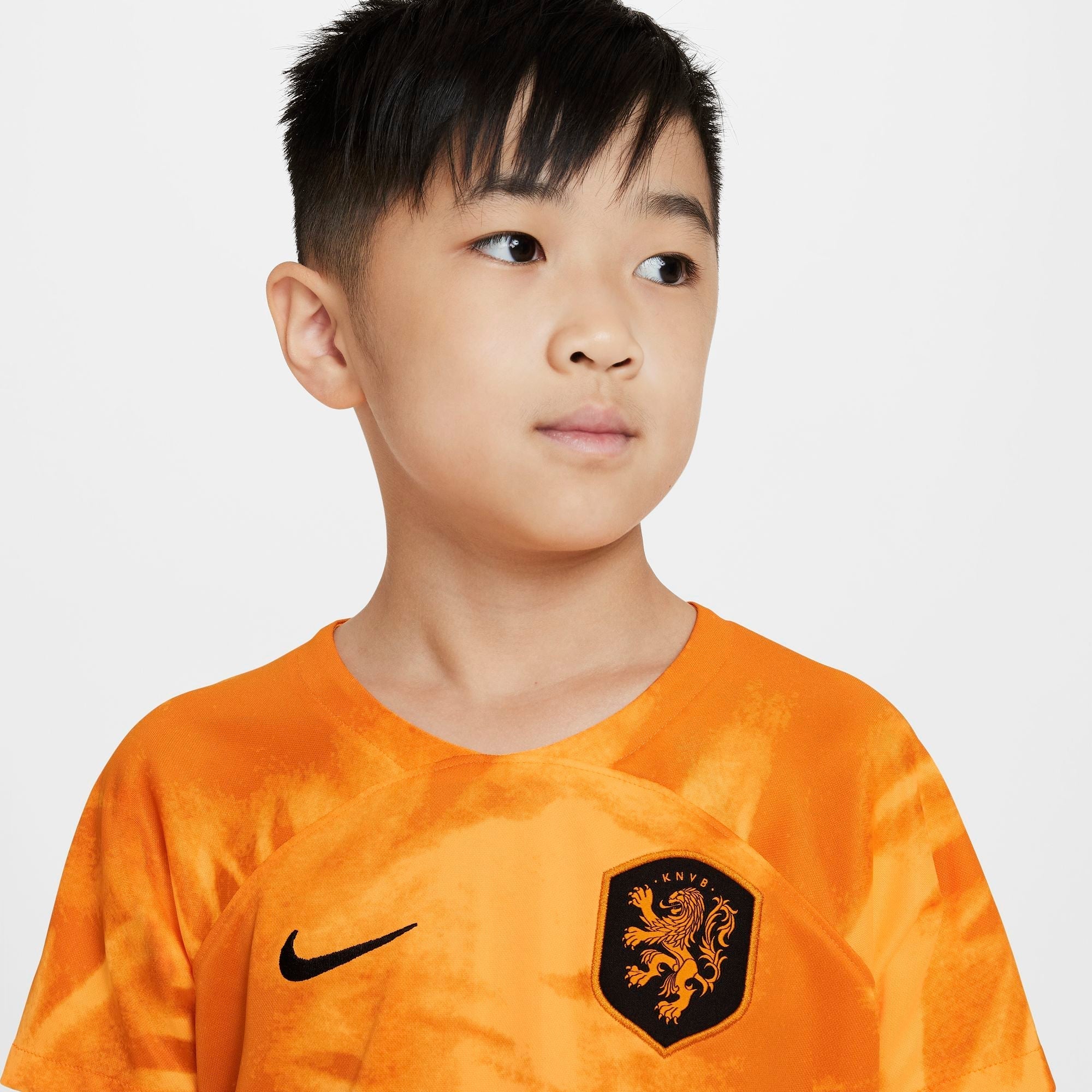 Kids Netherlands World Cup 2022 Home Replica Kit
