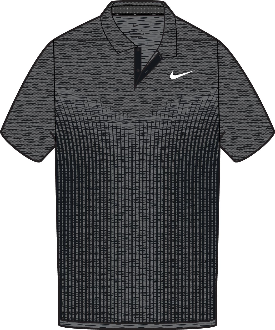 Mens Dri-Fit Advantage Engineerd Jacquard Golf Polo Shirt