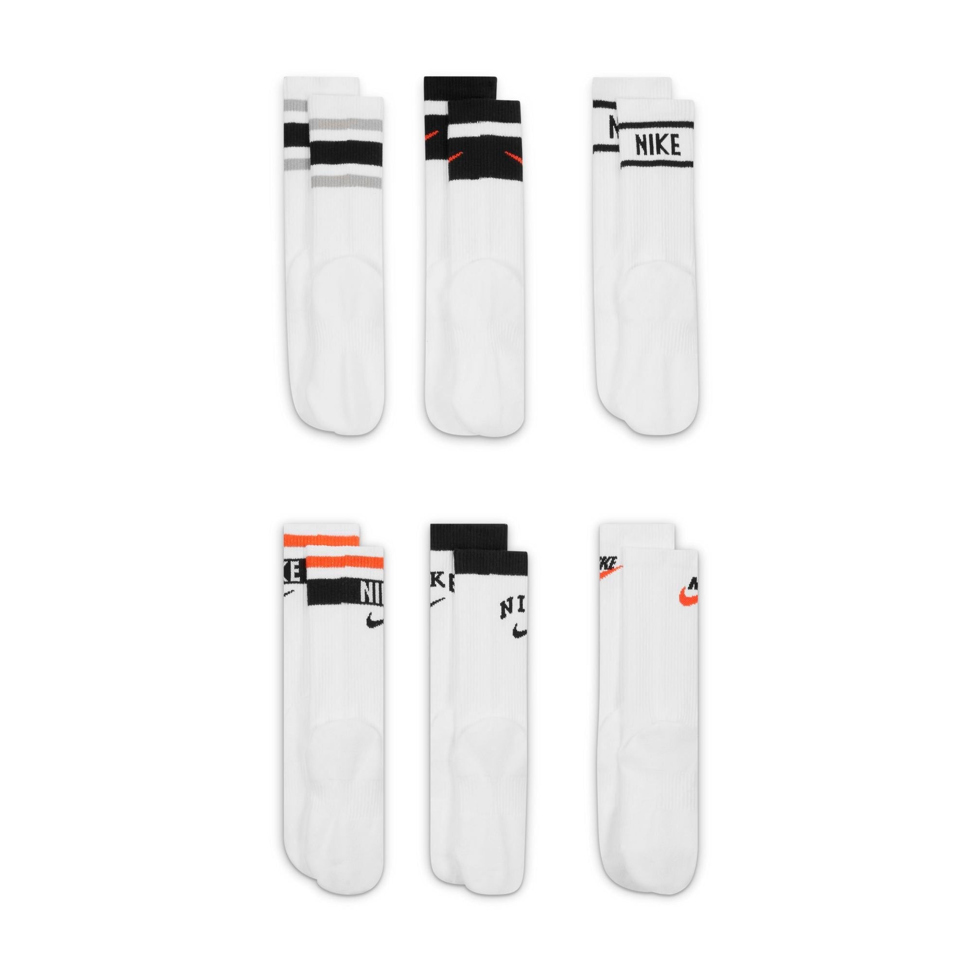 6 Pack Kids Everyday Cushioned Socks