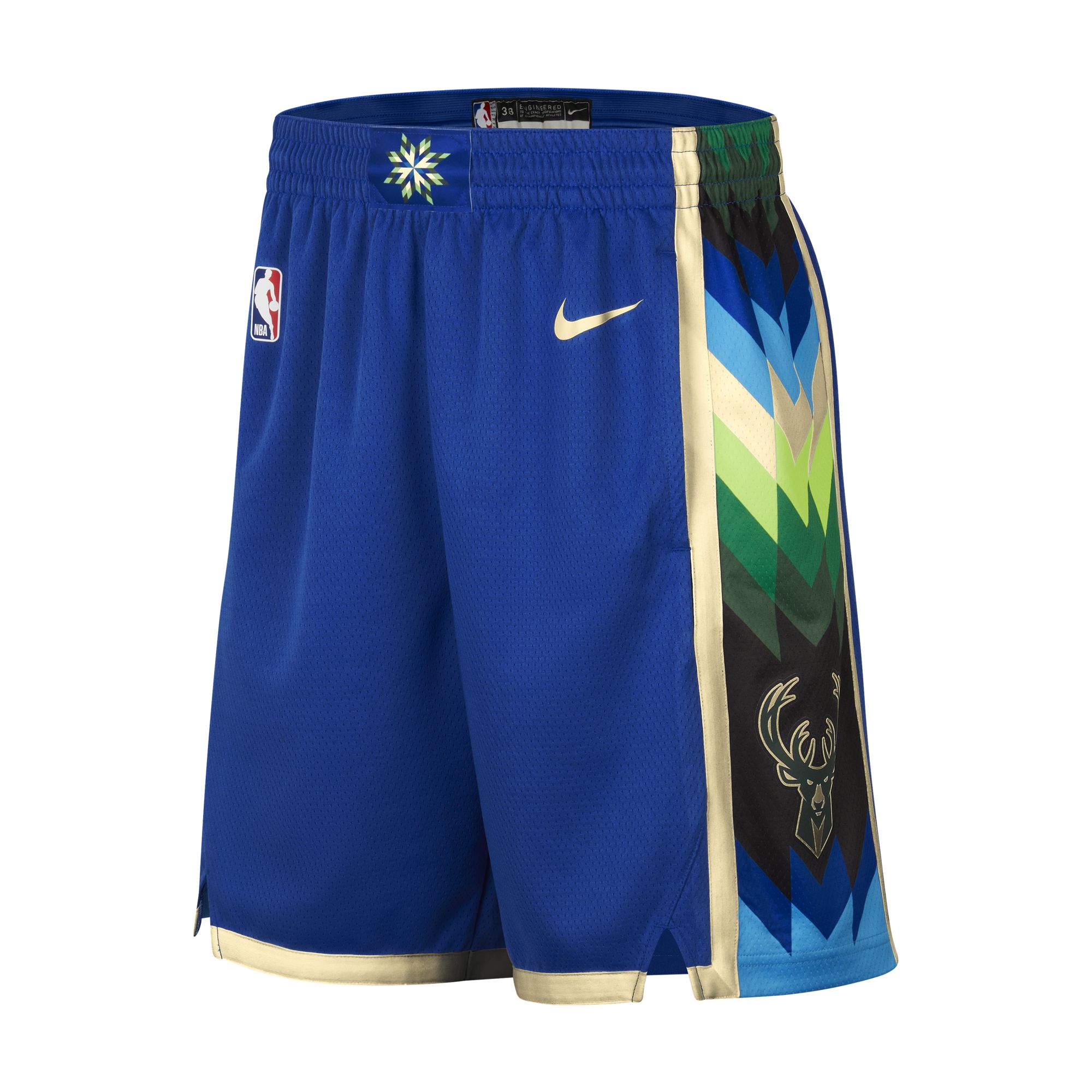 Mens Milwaukee Bucks Swingman City Edition 22 NBA Short