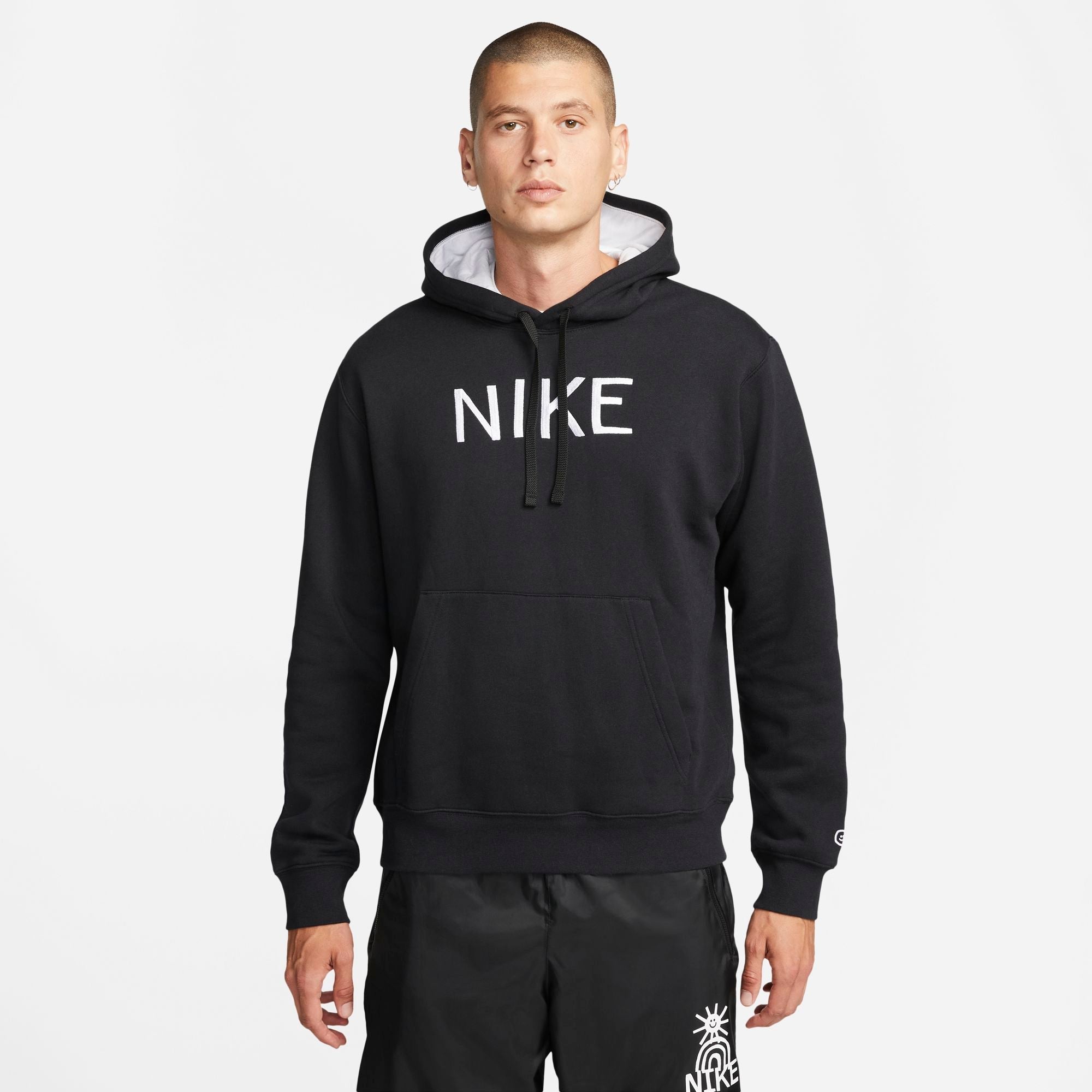 Mens Sportswear Logo Pullover Hoodie