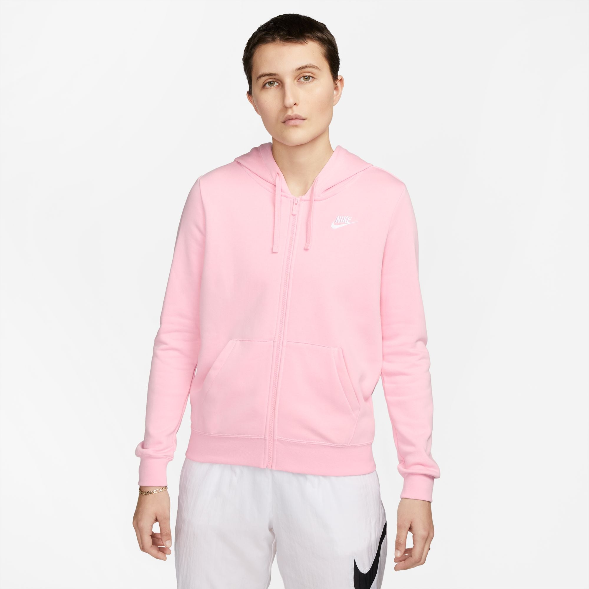 Womens Club Fleece Full Zip Hoodie