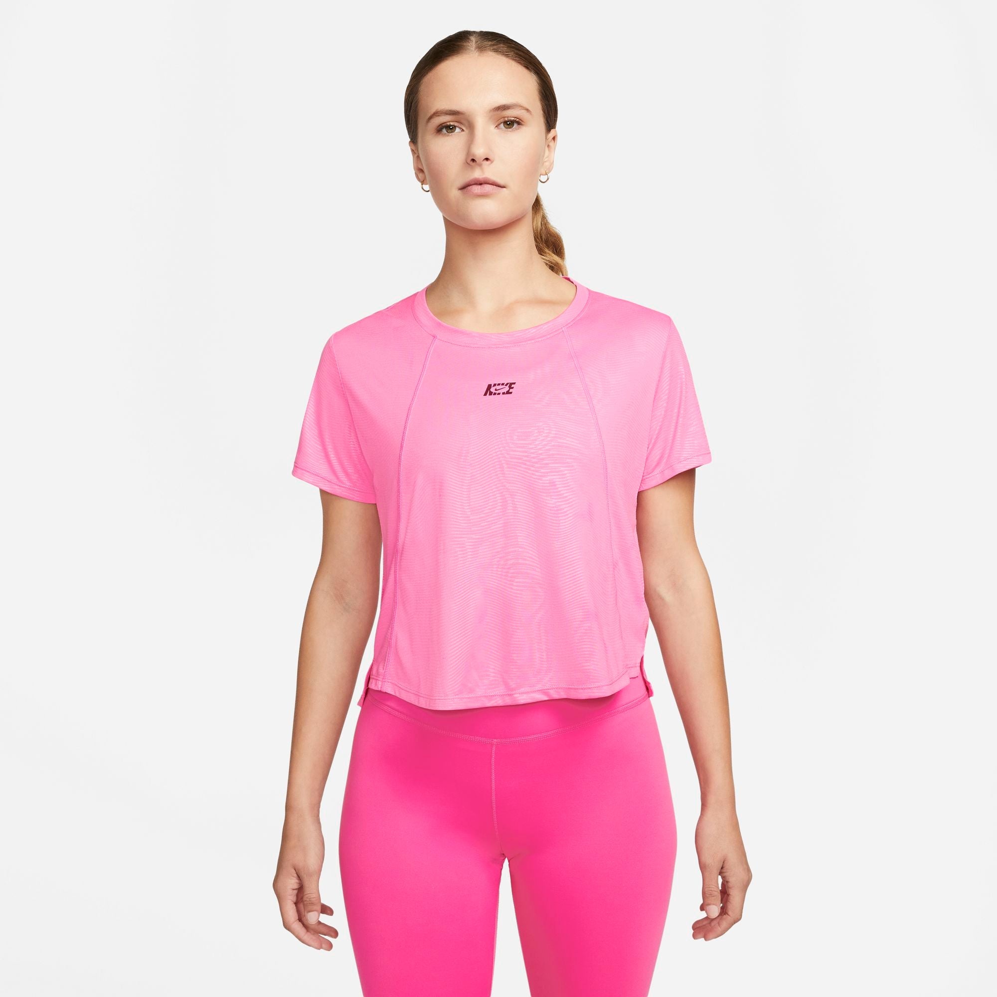 Womens Dri-Fit Crop Short Sleeve T-Shirt