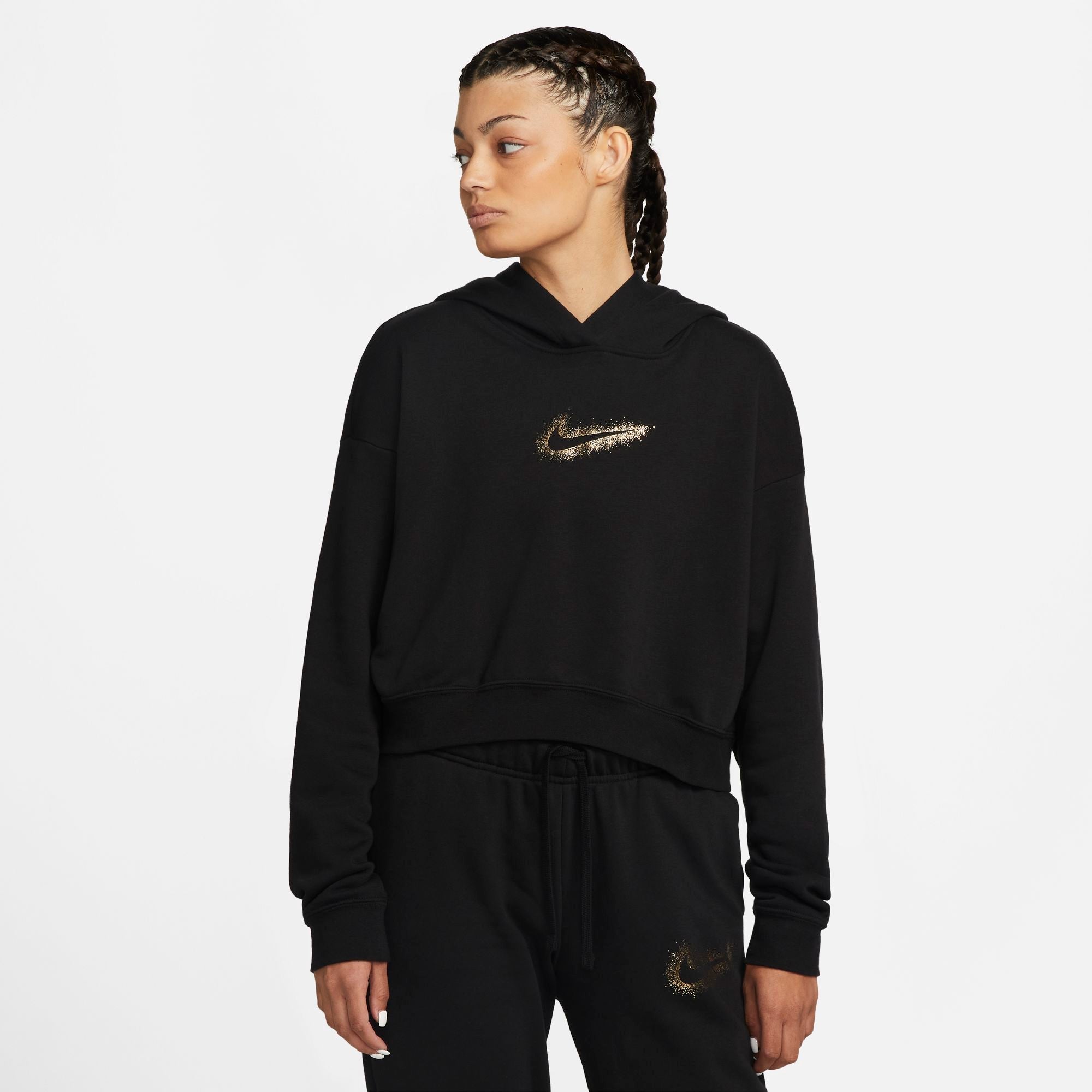 Womens Graphic Logo Pullover Hoodie
