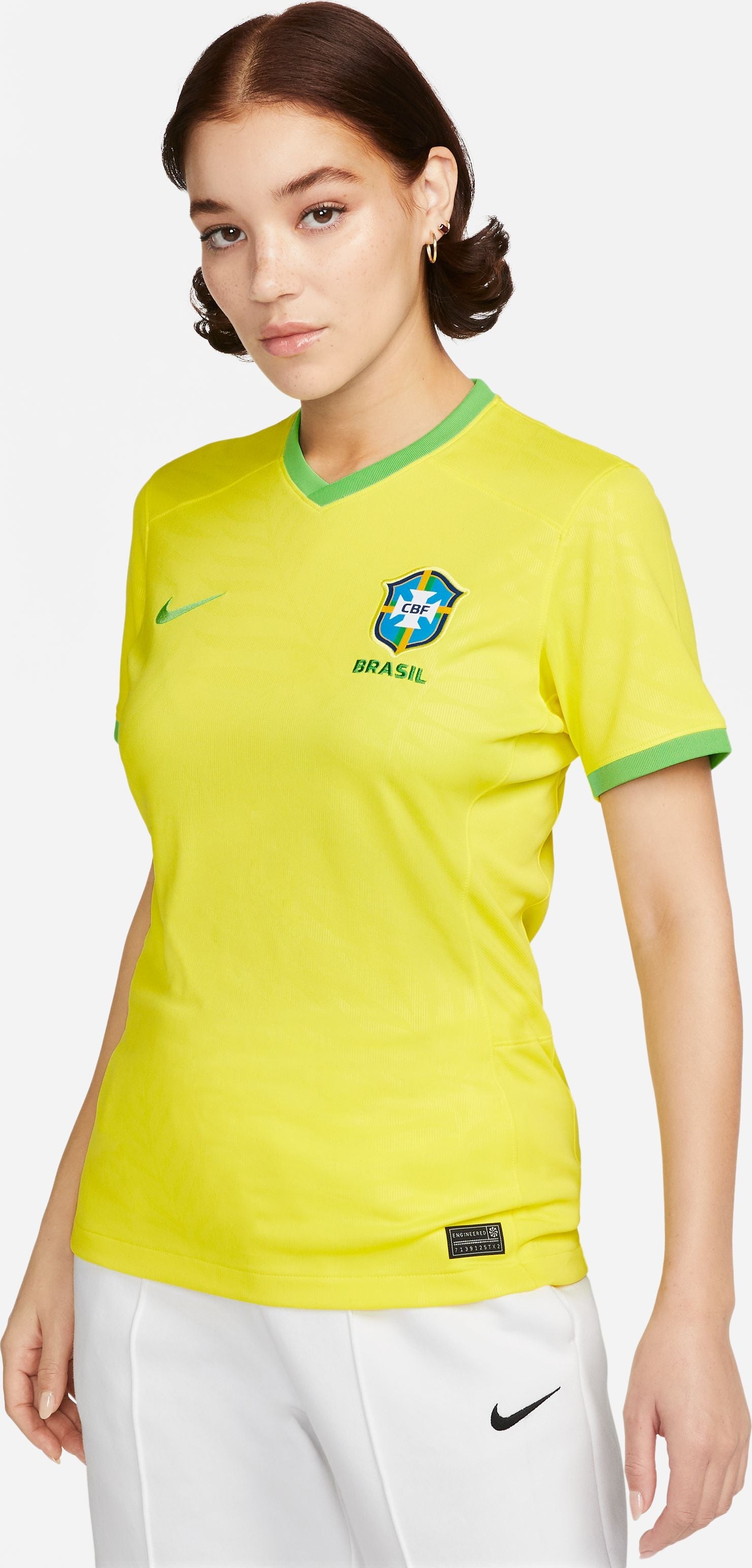 Womens Brazil World Cup 2023 Home Replica Jersey