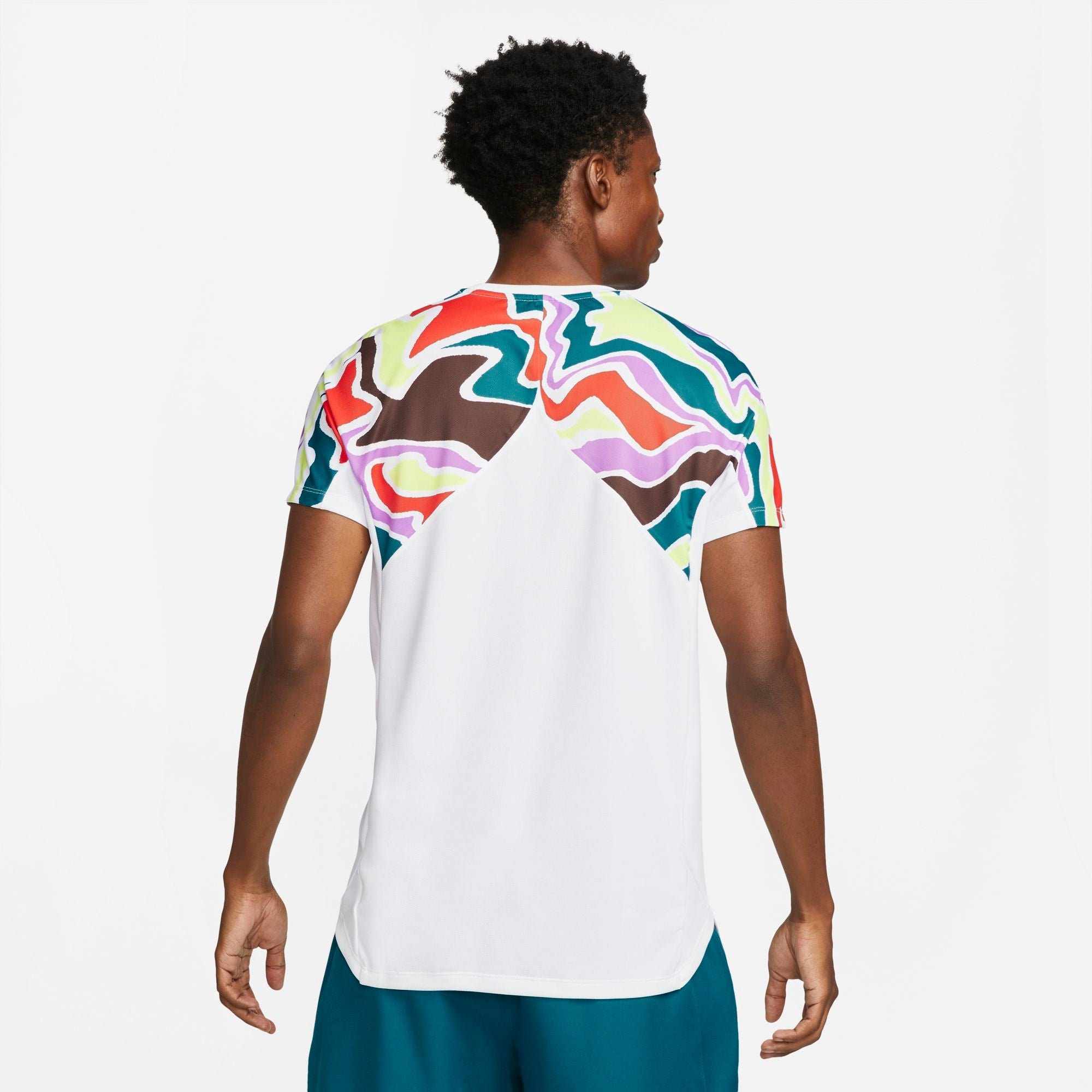 Mens Court Dri-Fit Slam Tennis Short Sleeve T-Shirt